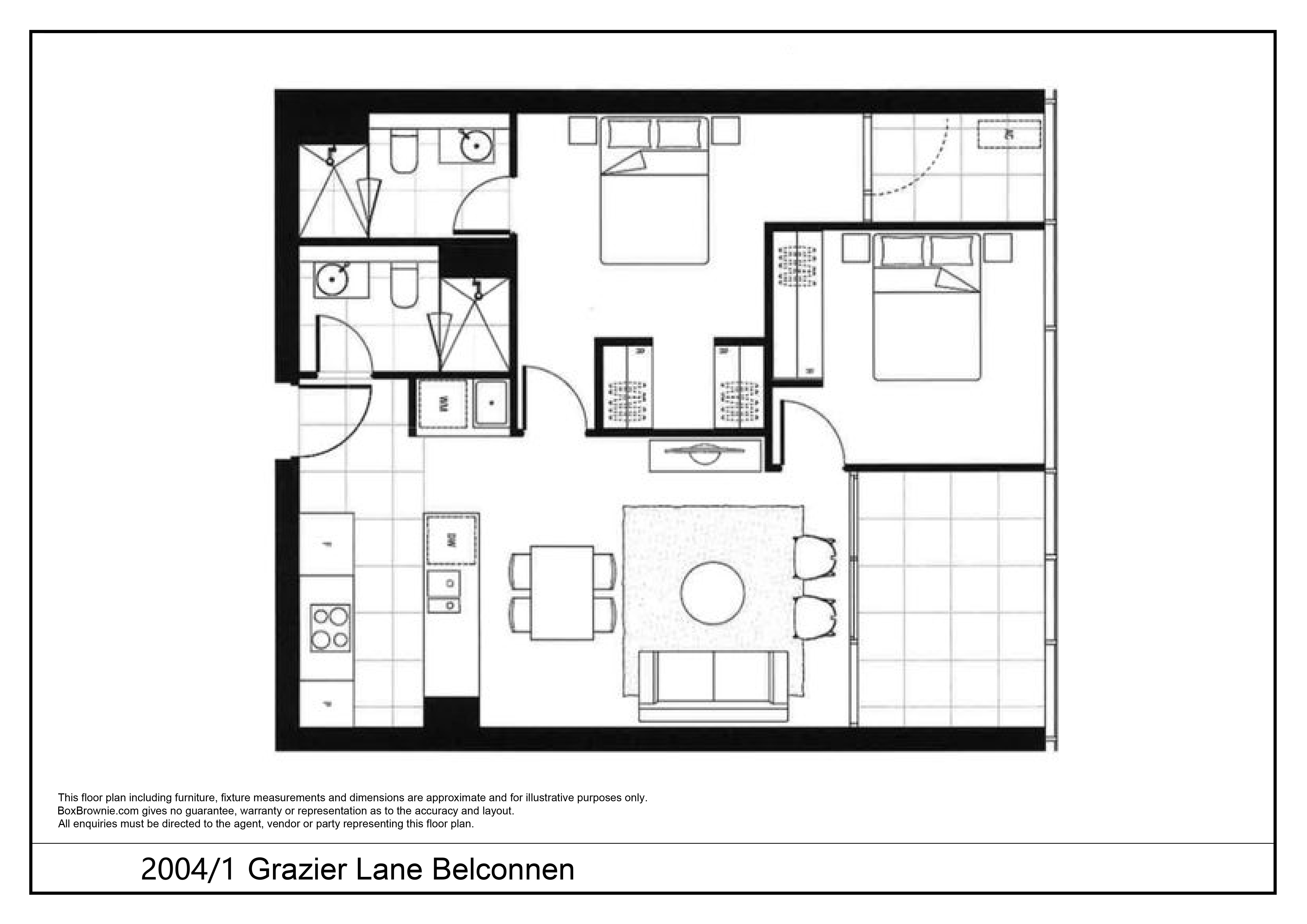 2-bedroom unit at 2004/1 Grazier Lane, Belconnen, ACT 2617, Unincorporated Act, Australian Capital Territory