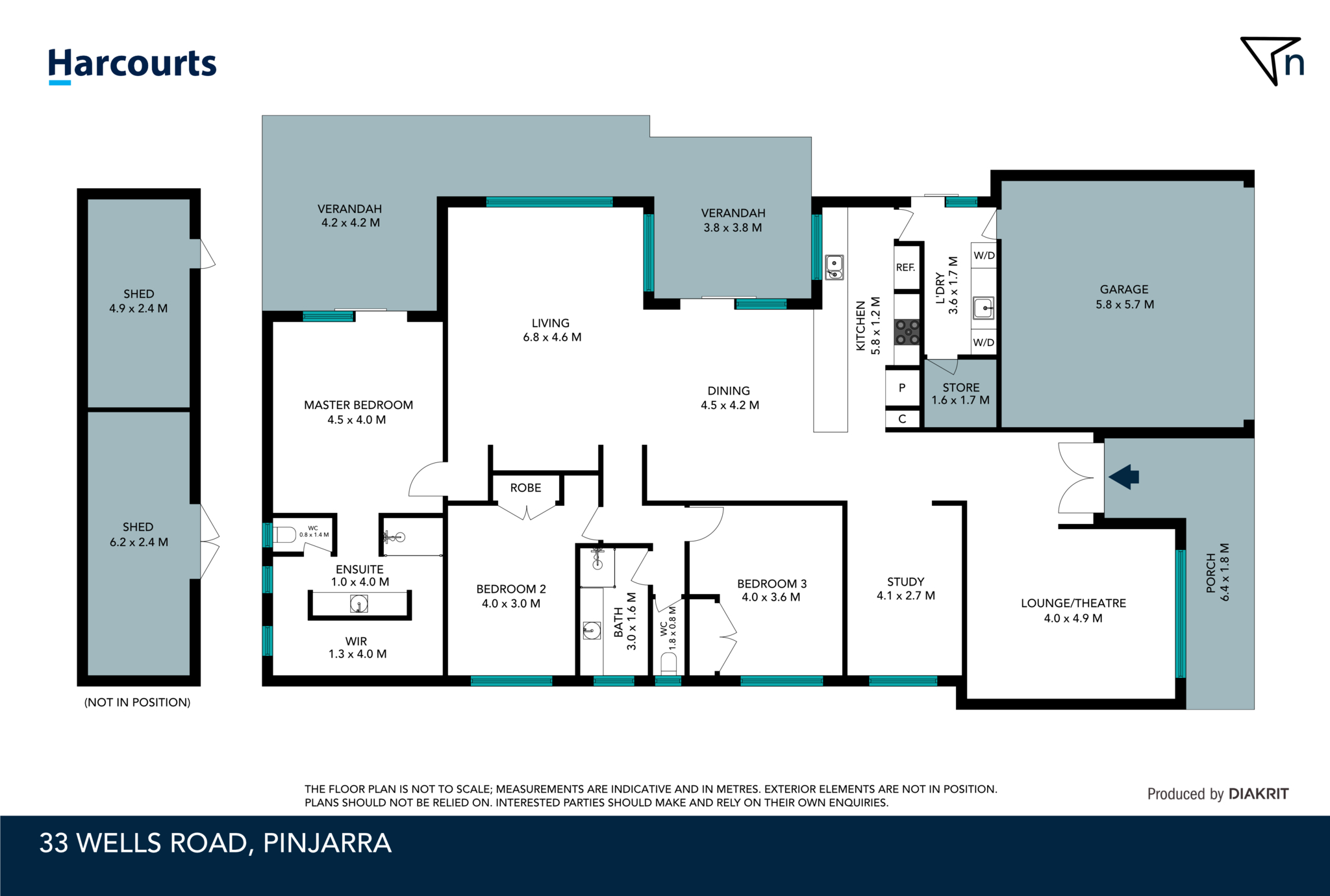3-bedroom house at 33 Wells Road, Pinjarra, WA 6208, Murray, Western Australia