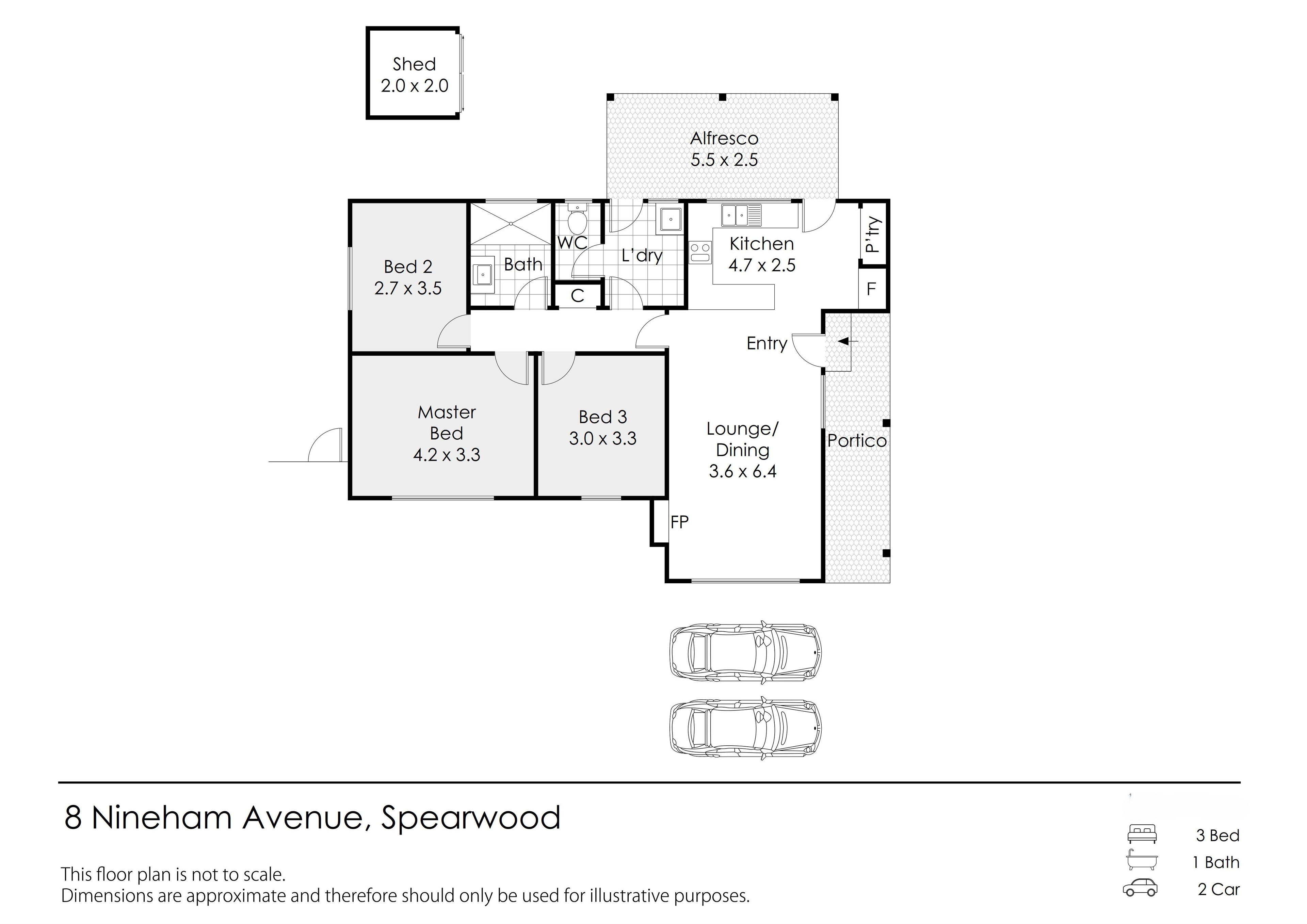 3-bedroom house at 8 NINEHAM AVENUE, Spearwood WA 6163, Cockburn, Western Australia