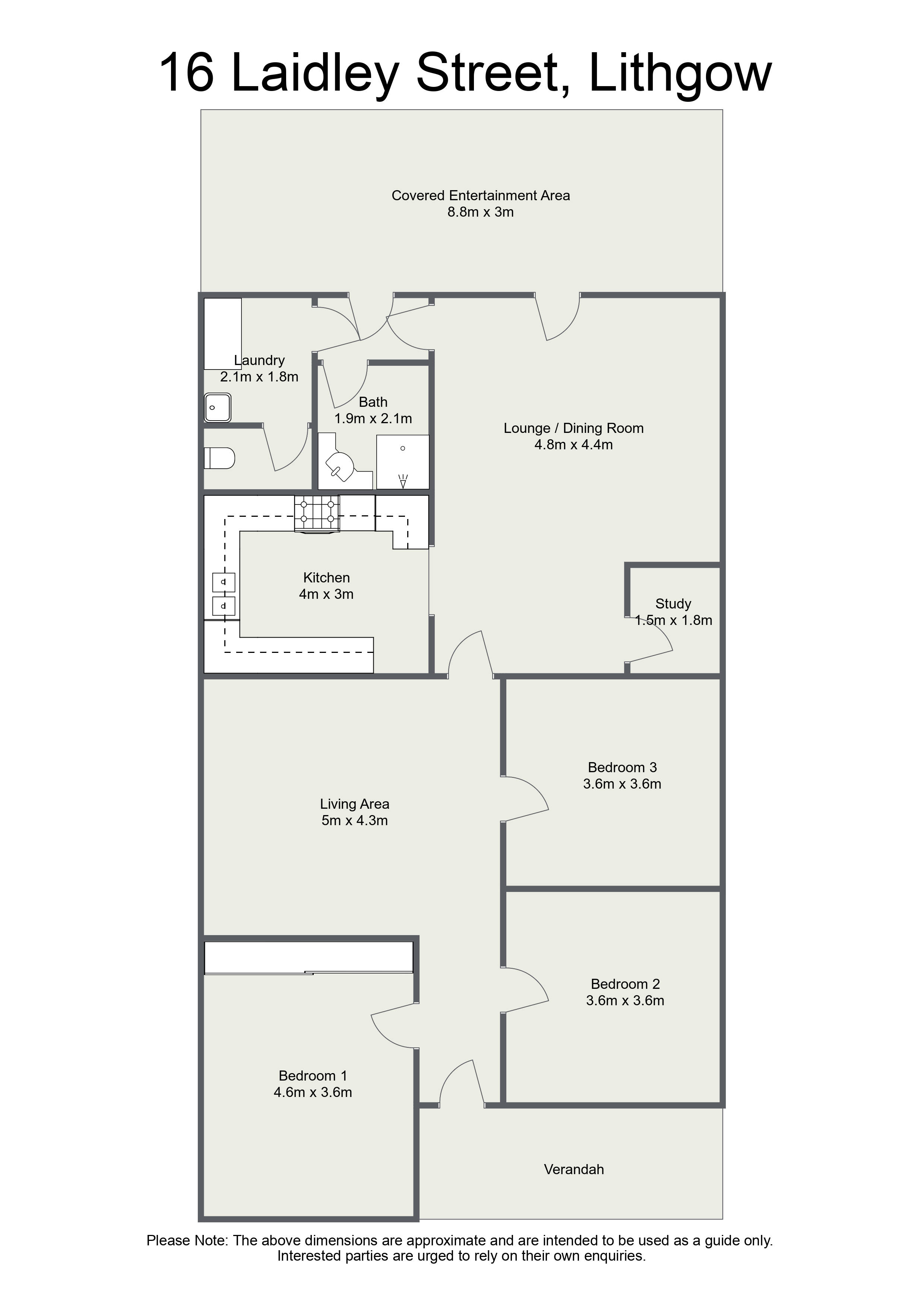 3-bedroom house at 16 LAIDLEY STREET, Morts Estate NSW 2790, Lithgow, New South Wales