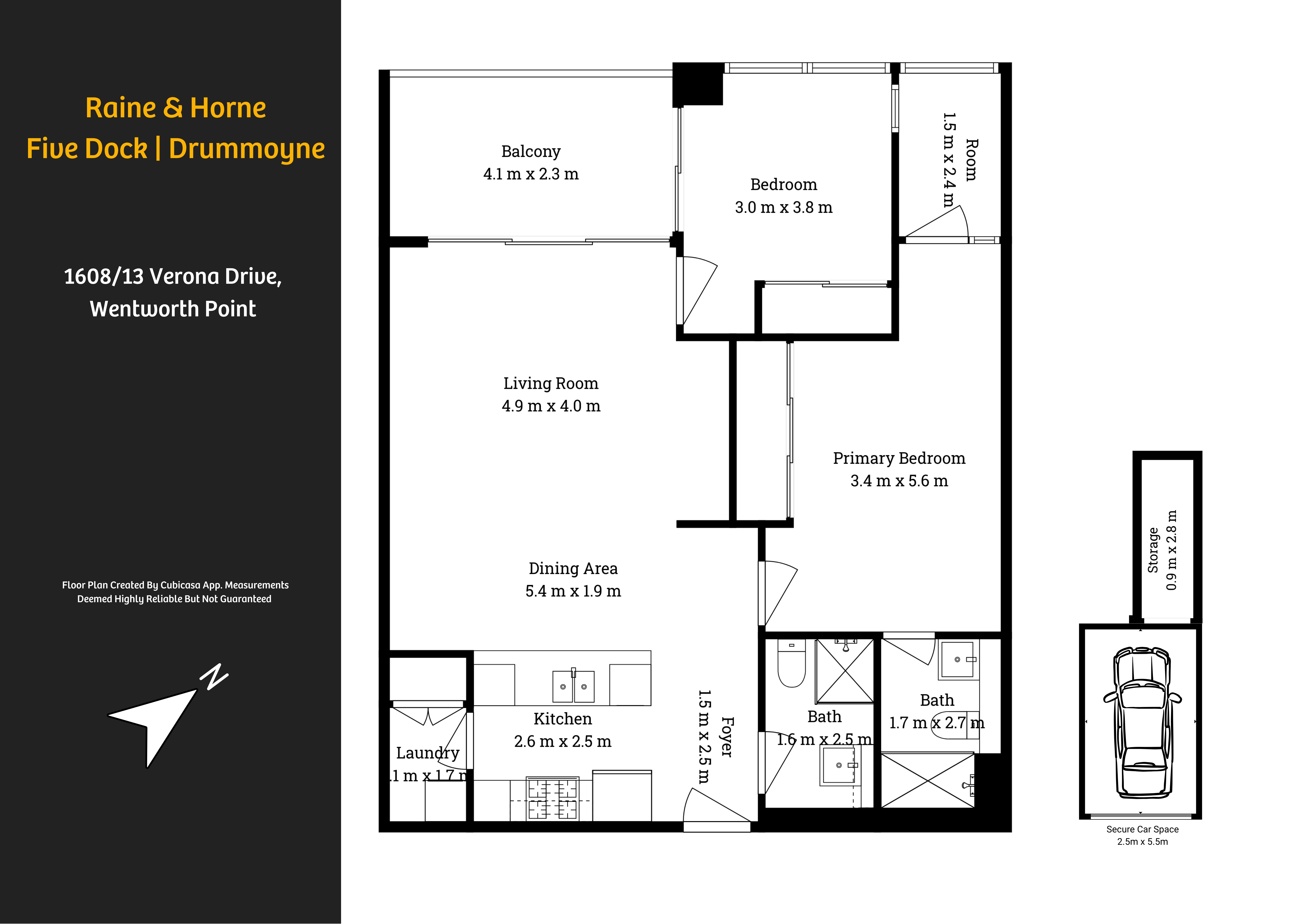 2-bedroom unit at 1608/13-17 Verona Drive, Wentworth Point, Nsw, 2127, Parramatta, New South Wales