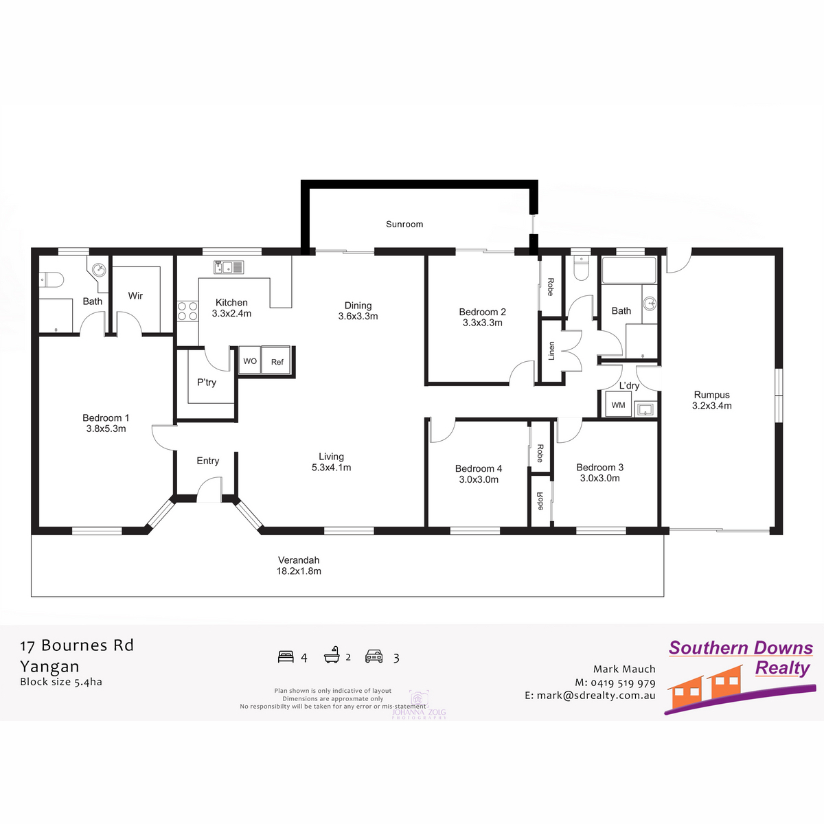 4-bedroom house at 17 BOURNES ROAD, Yangan QLD 4371, Southern Downs, Queensland
