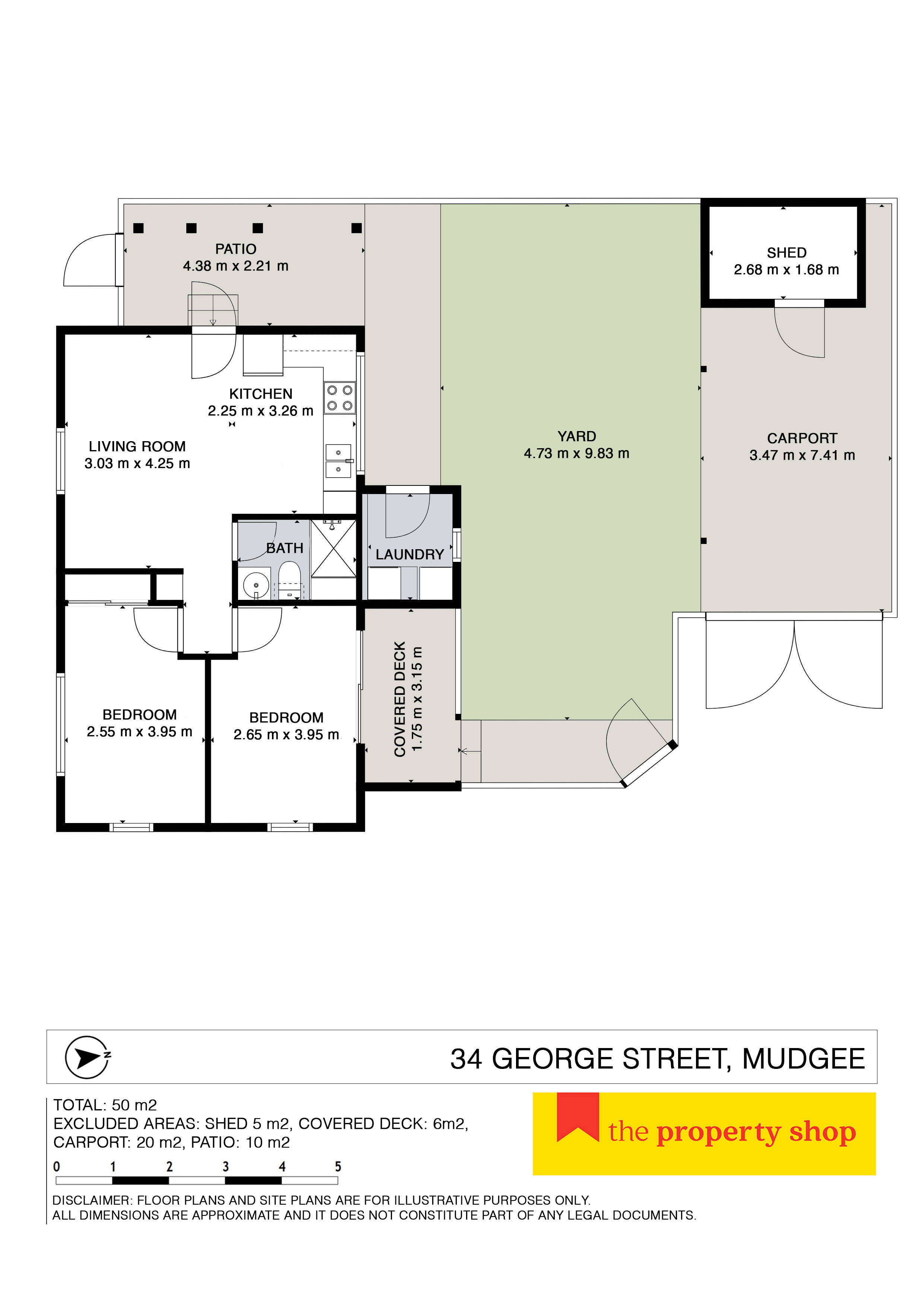 2-bedroom house at 34 George Street, Mudgee, NSW 2850, Mid-Western, New South Wales