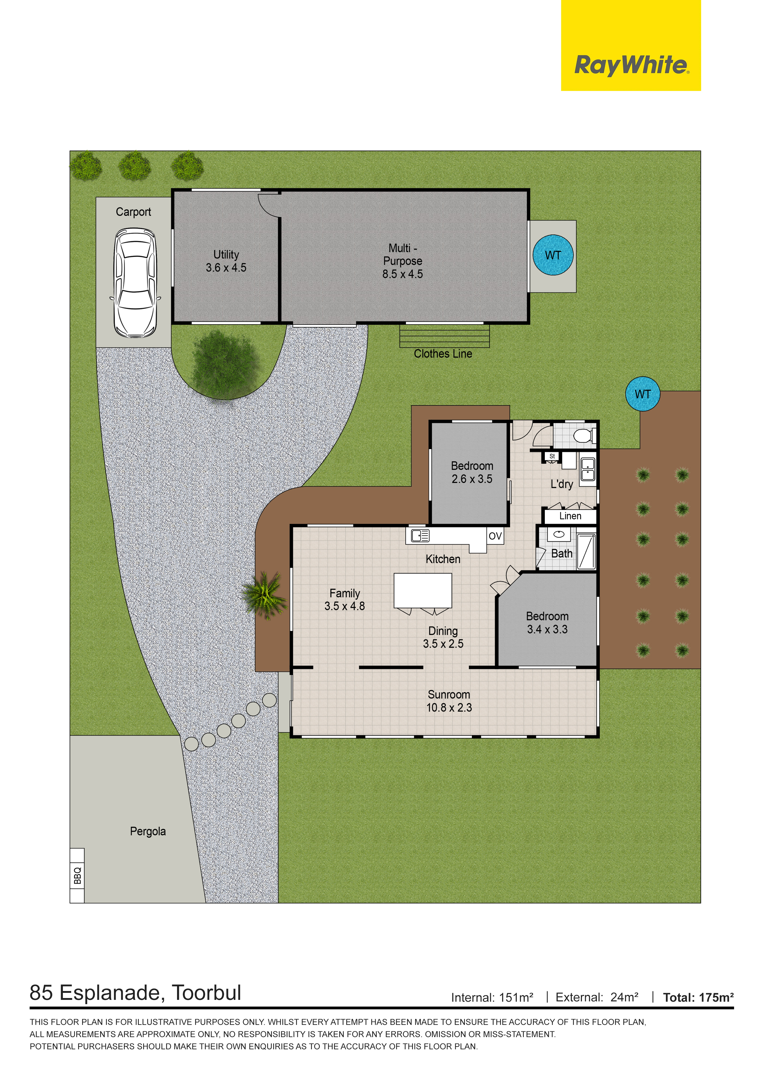 2-bedroom house at 85 Esplanade, Toorbul, Qld, 4510, Moreton Bay, Queensland