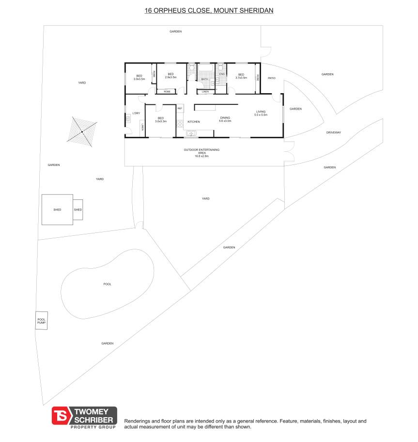 4-bedroom house at 16 ORPHEUS CLOSE, Mount Sheridan QLD 4868, Cairns, Queensland
