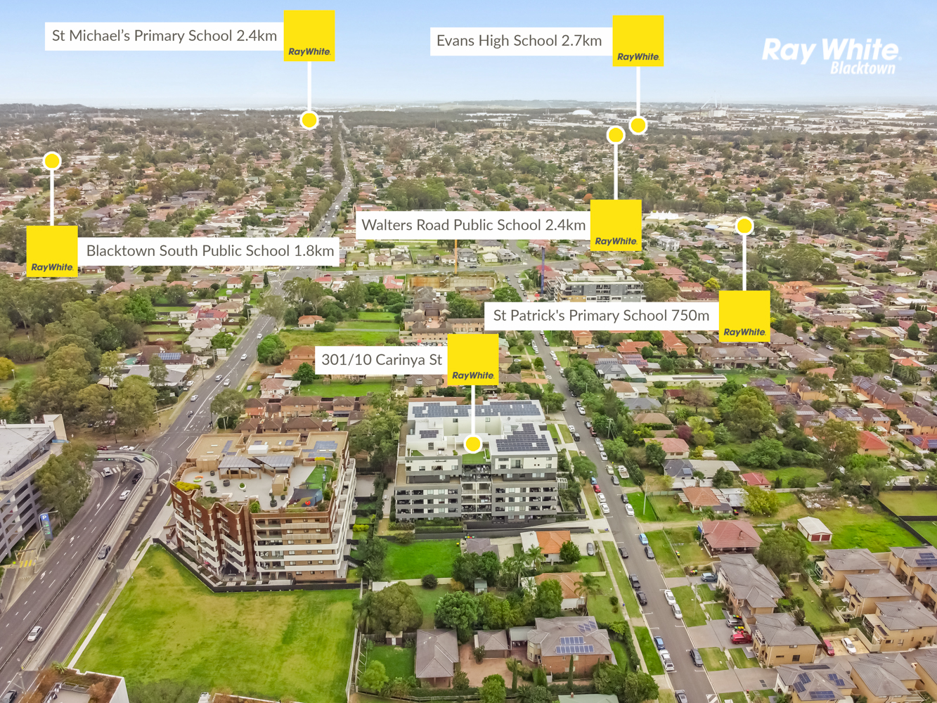 2-bedroom unit at 301/10 Carinya Street, Blacktown, NSW 2148, Blacktown, New South Wales