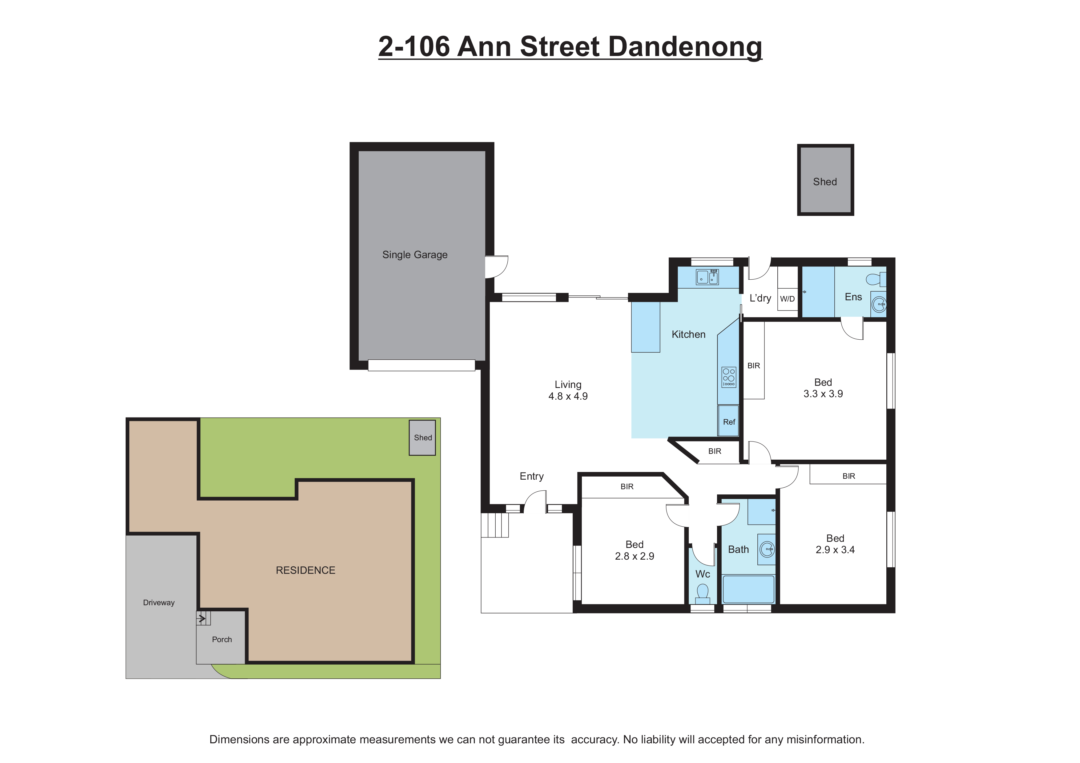 3-bedroom unit at 2 106 ANN STREET, DANDENONG VIC 3175, Greater Dandenong, Victoria