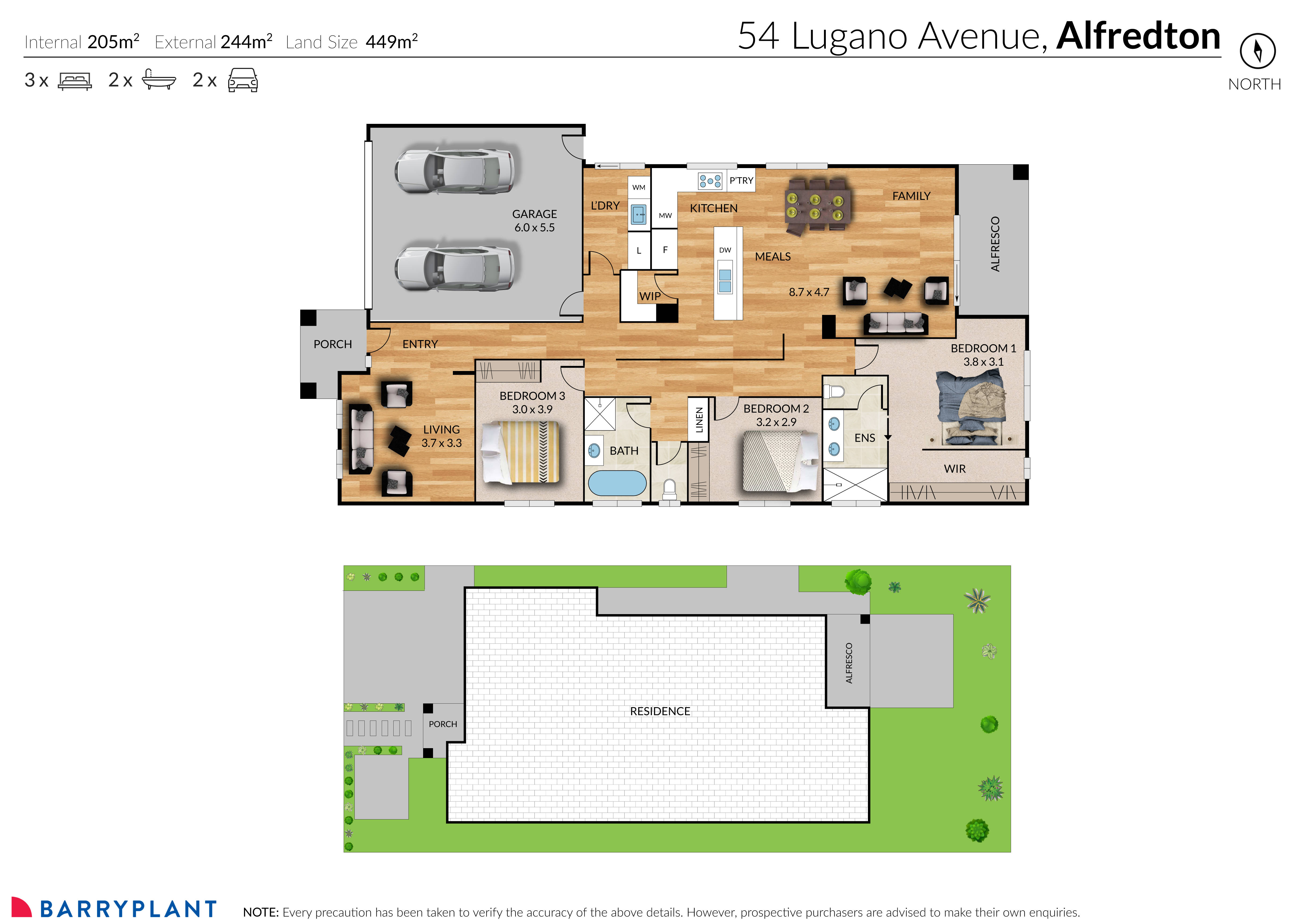 3-bedroom house at 54 Lugano Avenue, Alfredton, VIC 3350, Ballarat, Victoria