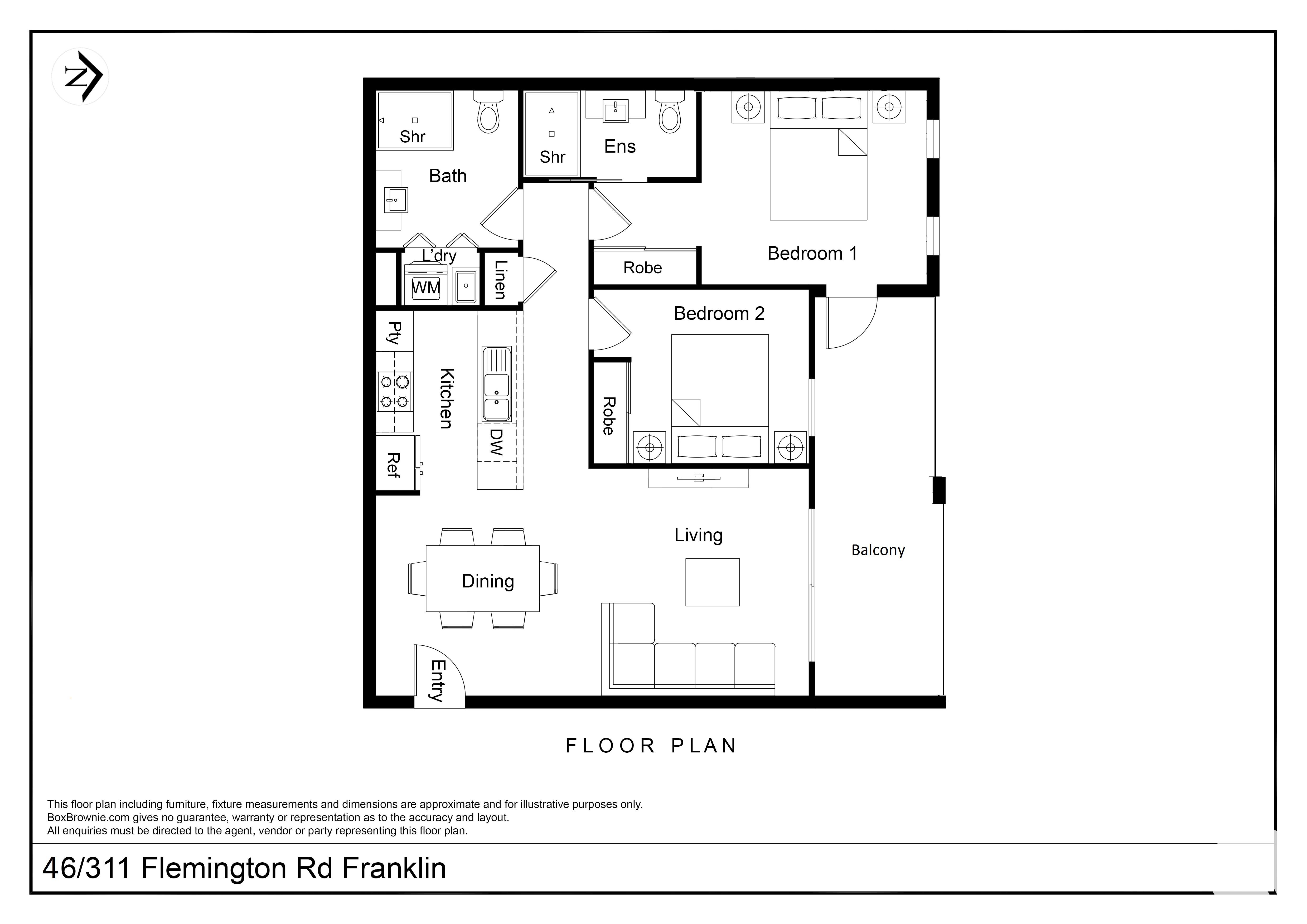 2-bedroom unit at 46/311 Flemington Rd, Franklin, Act, 2913, Unincorporated Act, Australian Capital Territory