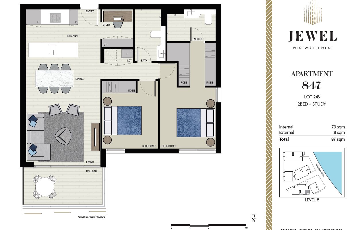 2-bedroom unit at 847/1D Burroway Road, Wentworth Point, Nsw, 2127, Parramatta, New South Wales