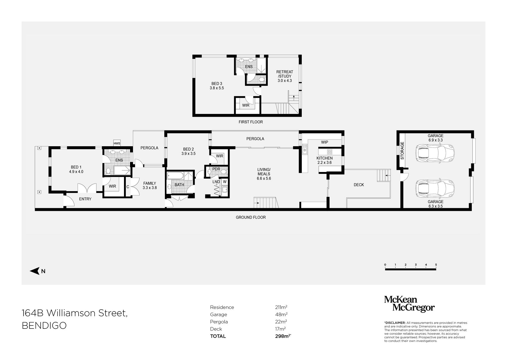 3-bedroom house at 164B WILLIAMSON STREET, Bendigo VIC 3550, Greater Bendigo, Victoria