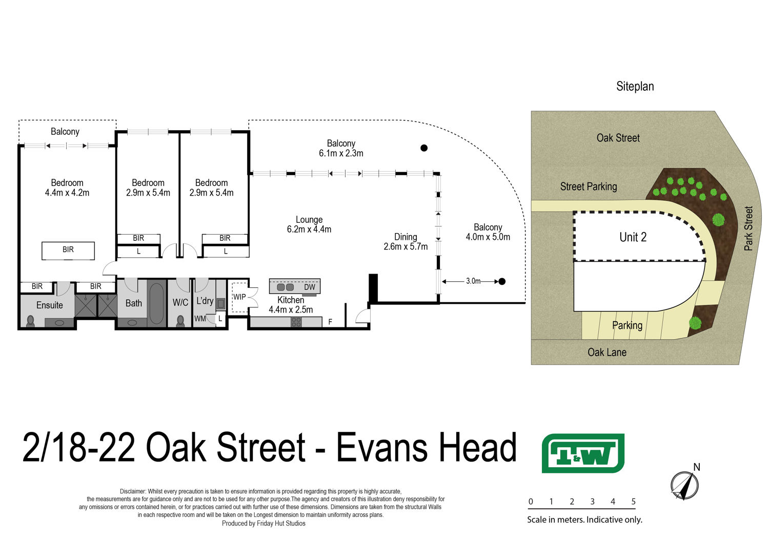 3-bedroom unit at Unit 2 18-22 Oak Street, Evans Head, Nsw, 2473, Richmond Valley, New South Wales
