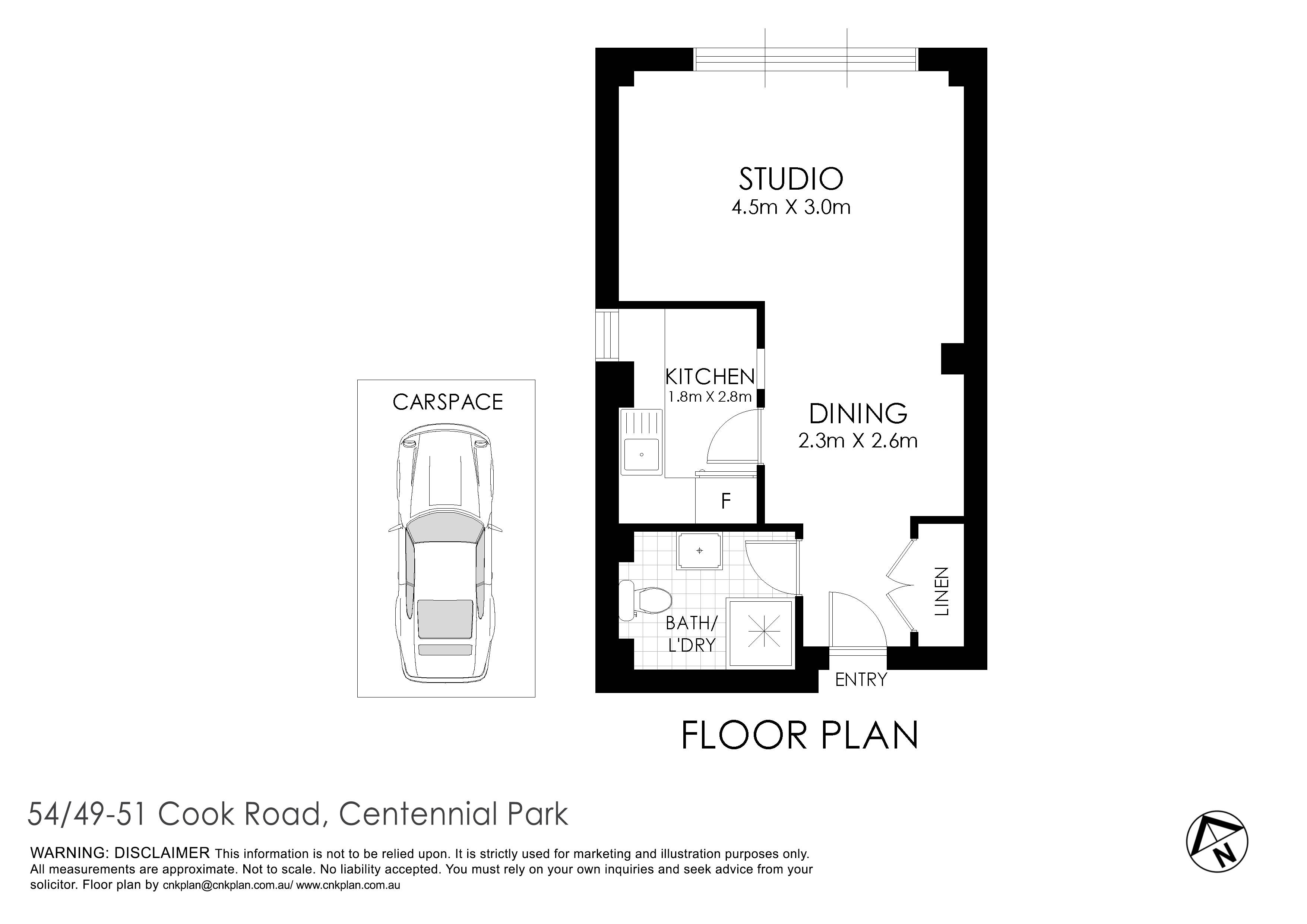 1-bedroom unit at 54/49-51 Cook Road, Centennial Park, NSW 2021, , New South Wales