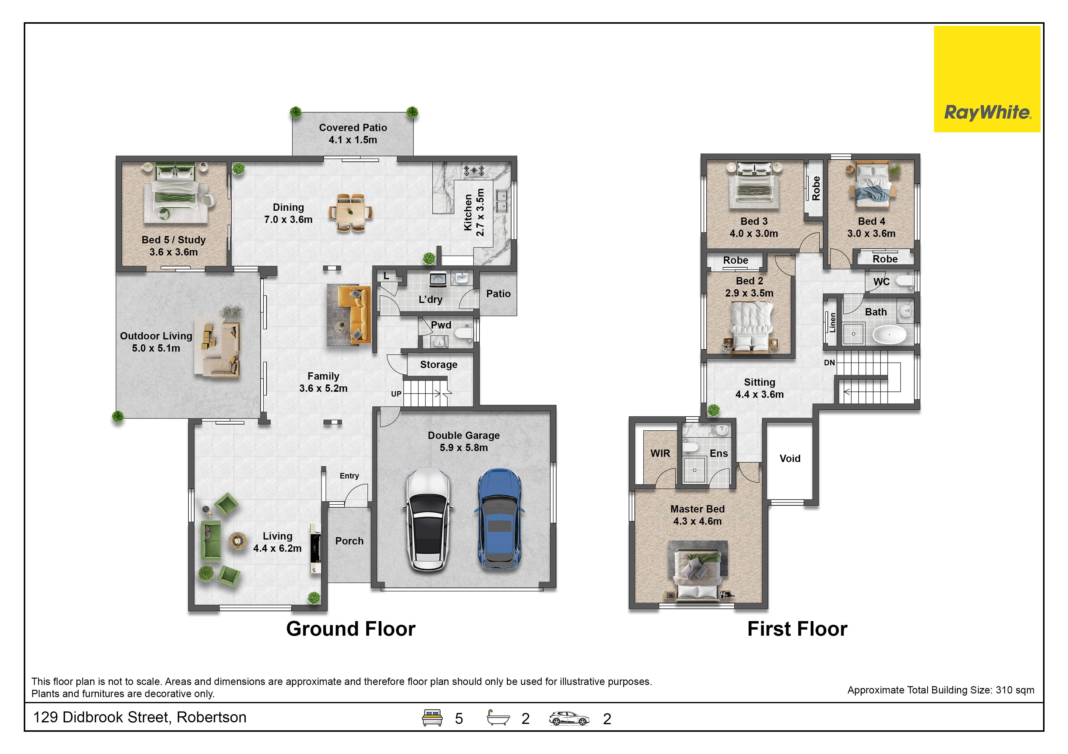 5-bedroom house at 129 Didbrook Street, Robertson, QLD 4109, Brisbane, Queensland