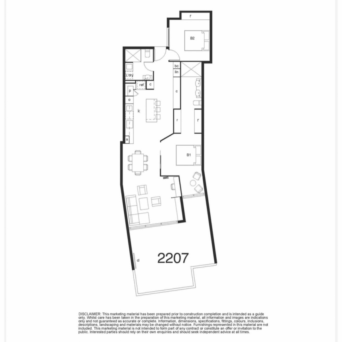 2-bedroom unit at 2207/19 Kombi Street, Bokarina, QLD 4575, Sunshine Coast, Queensland