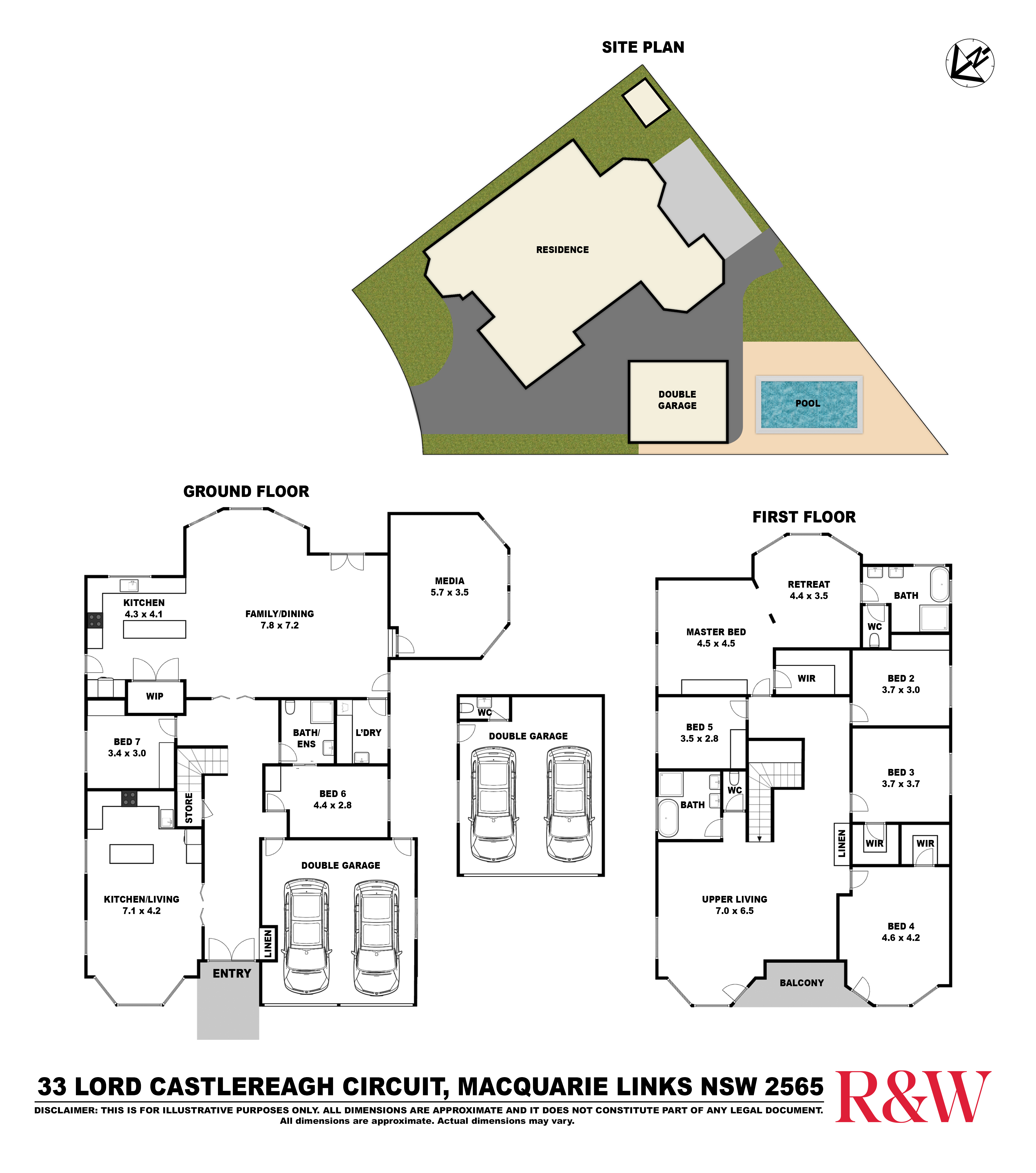 7-bedroom house at 33 Lord Castlereagh Circuit, Macquarie Links, NSW 2565, , New South Wales