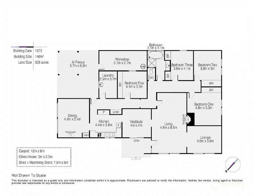 4-bedroom house at 2204 EAST TAMAR HIGHWAY, Mount Direction TAS 7252, George Town, Tasmania