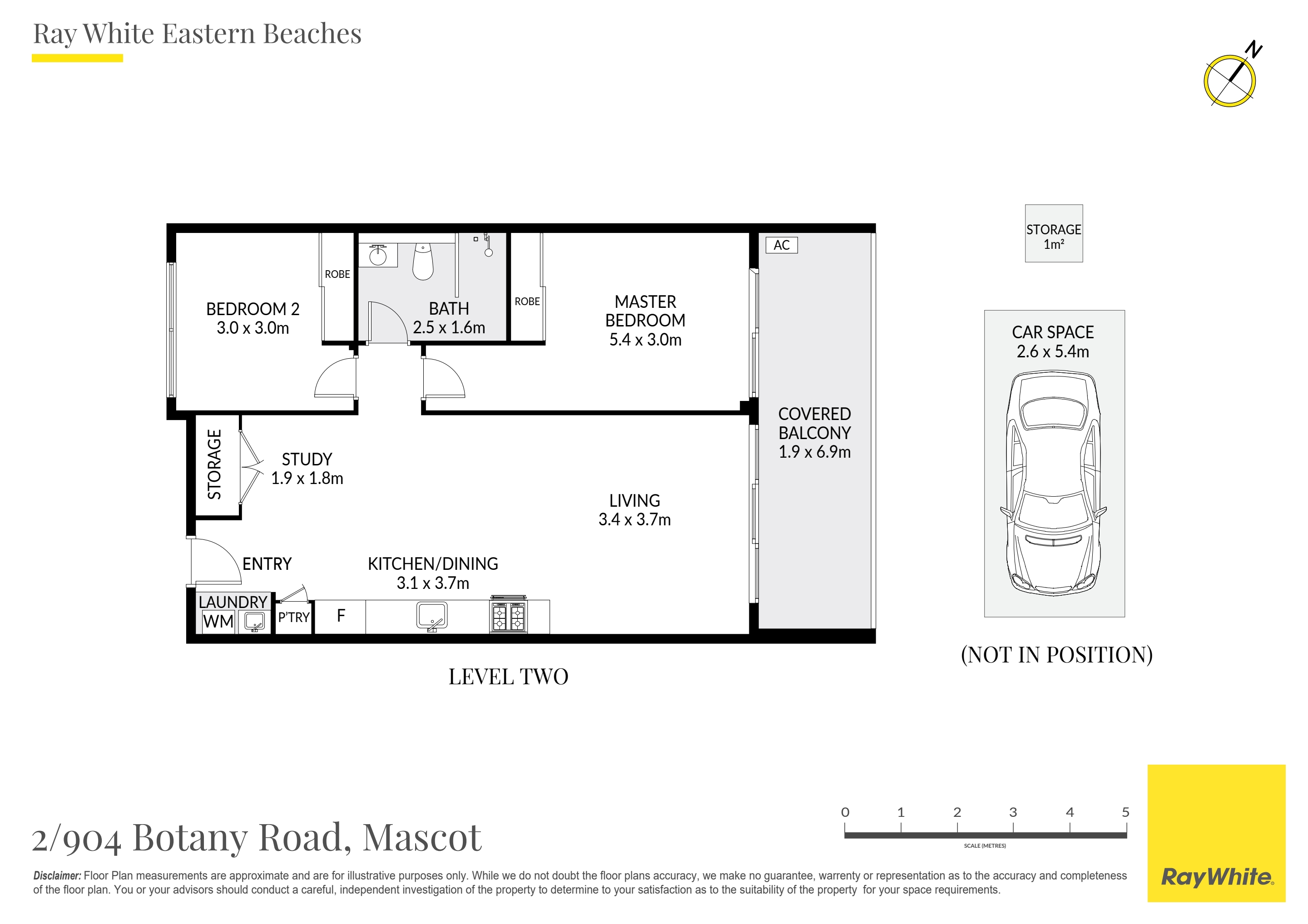 2-bedroom unit at 2/904 Botany Road, Mascot, Nsw, 2020, Bayside (Nsw), New South Wales