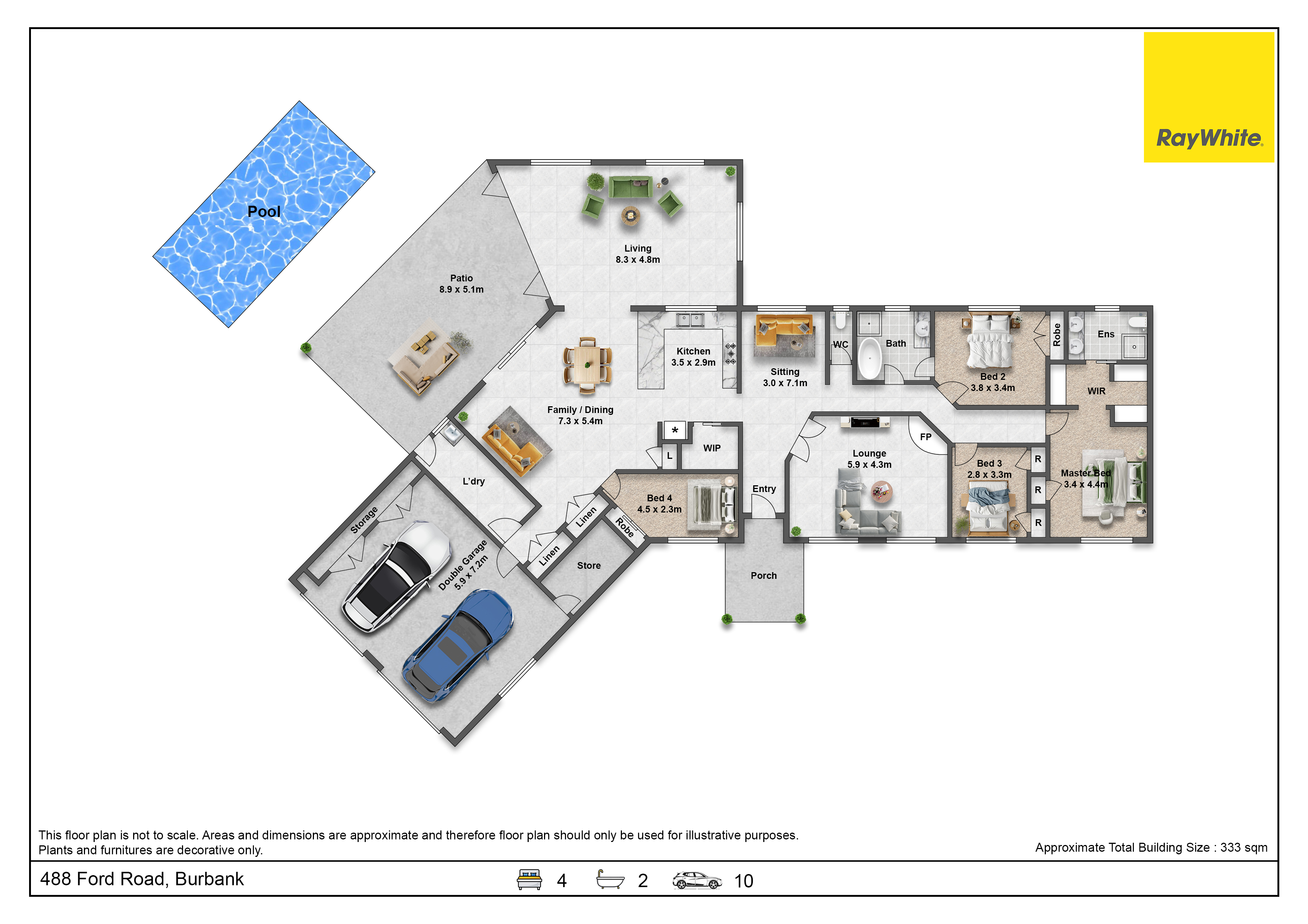 4-bedroom house at 488 FORD ROAD, Burbank QLD 4156, Brisbane, Queensland