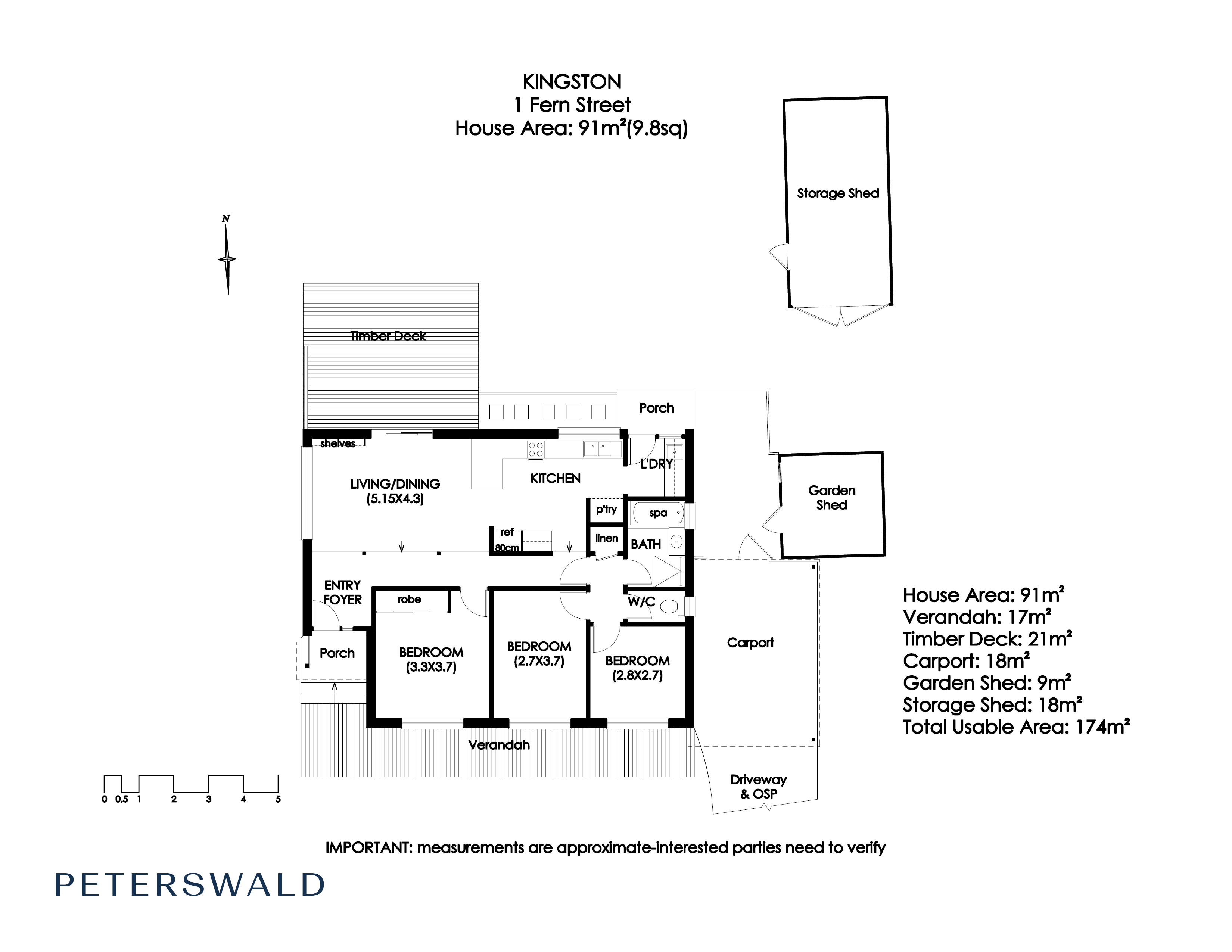 3-bedroom house at 1 Fern Street, Kingston, TAS 7050, Kingborough, Tasmania