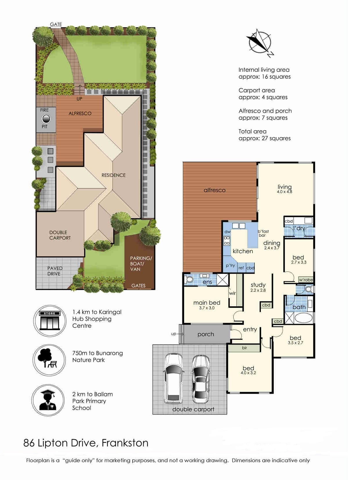 4-bedroom house at 86 Lipton Drive, Frankston, VIC 3199, Frankston, Victoria