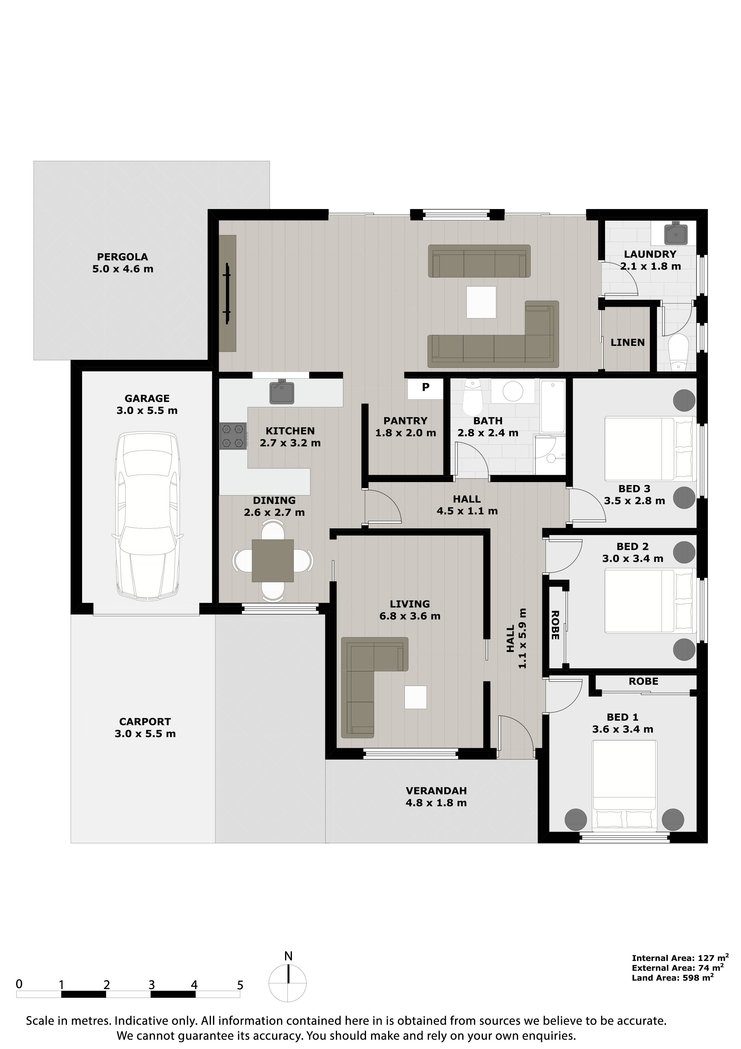 3-bedroom house at 37 WAREE DRIVE, Hillvue NSW 2340, Tamworth, New South Wales