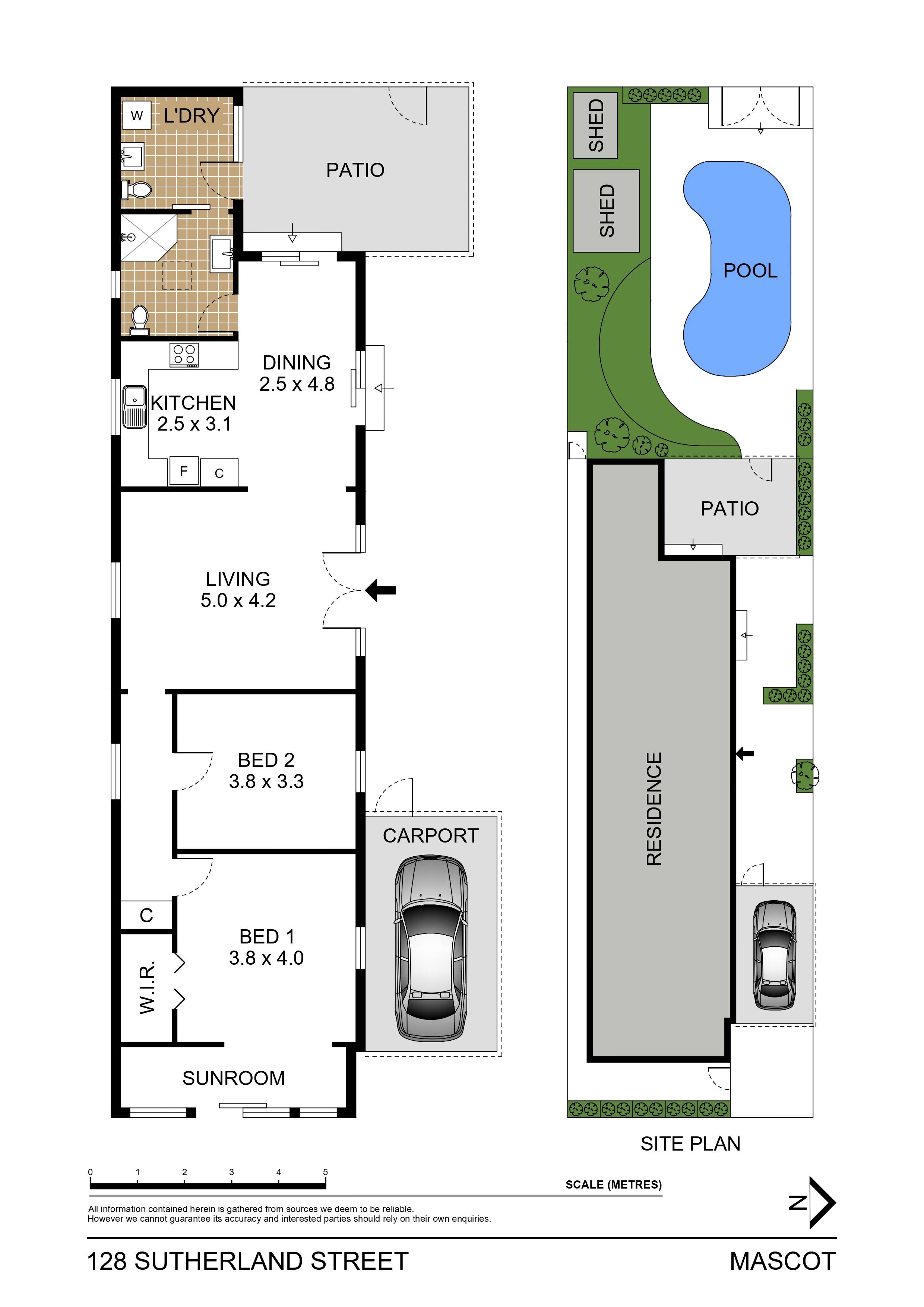 2-bedroom house at 128 Sutherland Street, Mascot, NSW 2020, , New South Wales