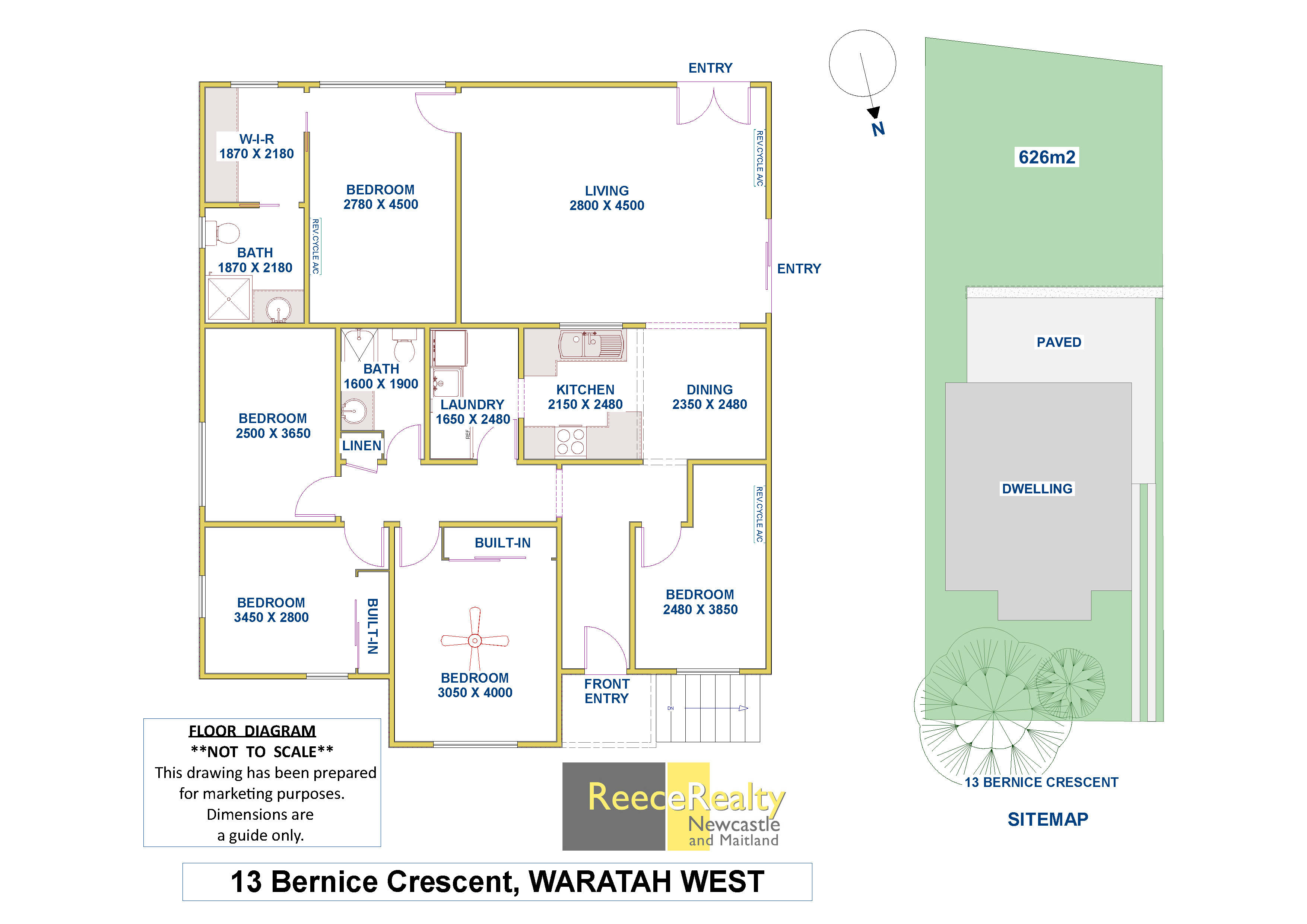 5-bedroom house at 13 Bernice Crescent, Waratah West, Nsw, 2298, Newcastle, New South Wales