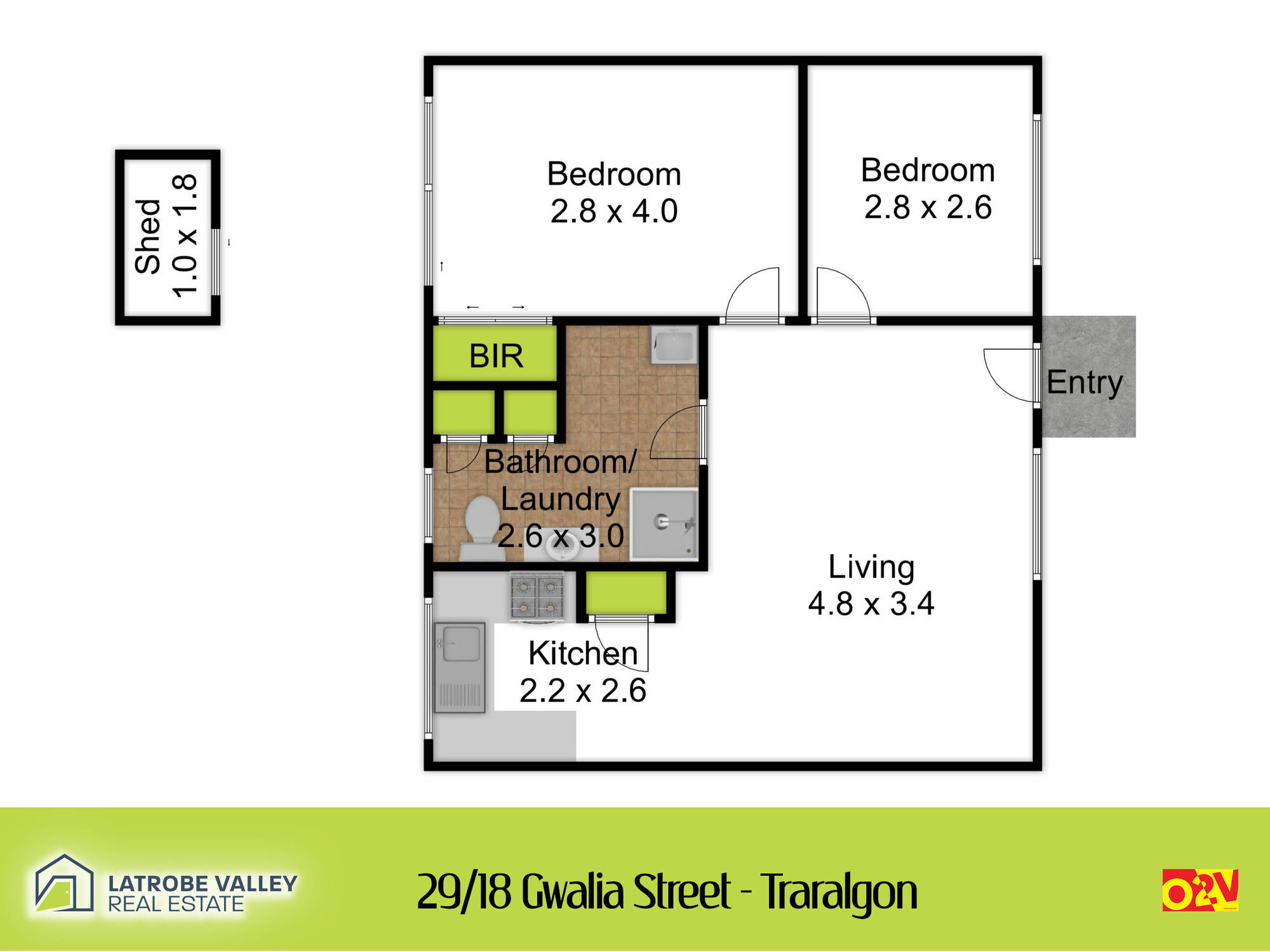 2-bedroom unit at 29/18 Gwalia Street, Traralgon, VIC 3844, Latrobe (Vic.), Victoria