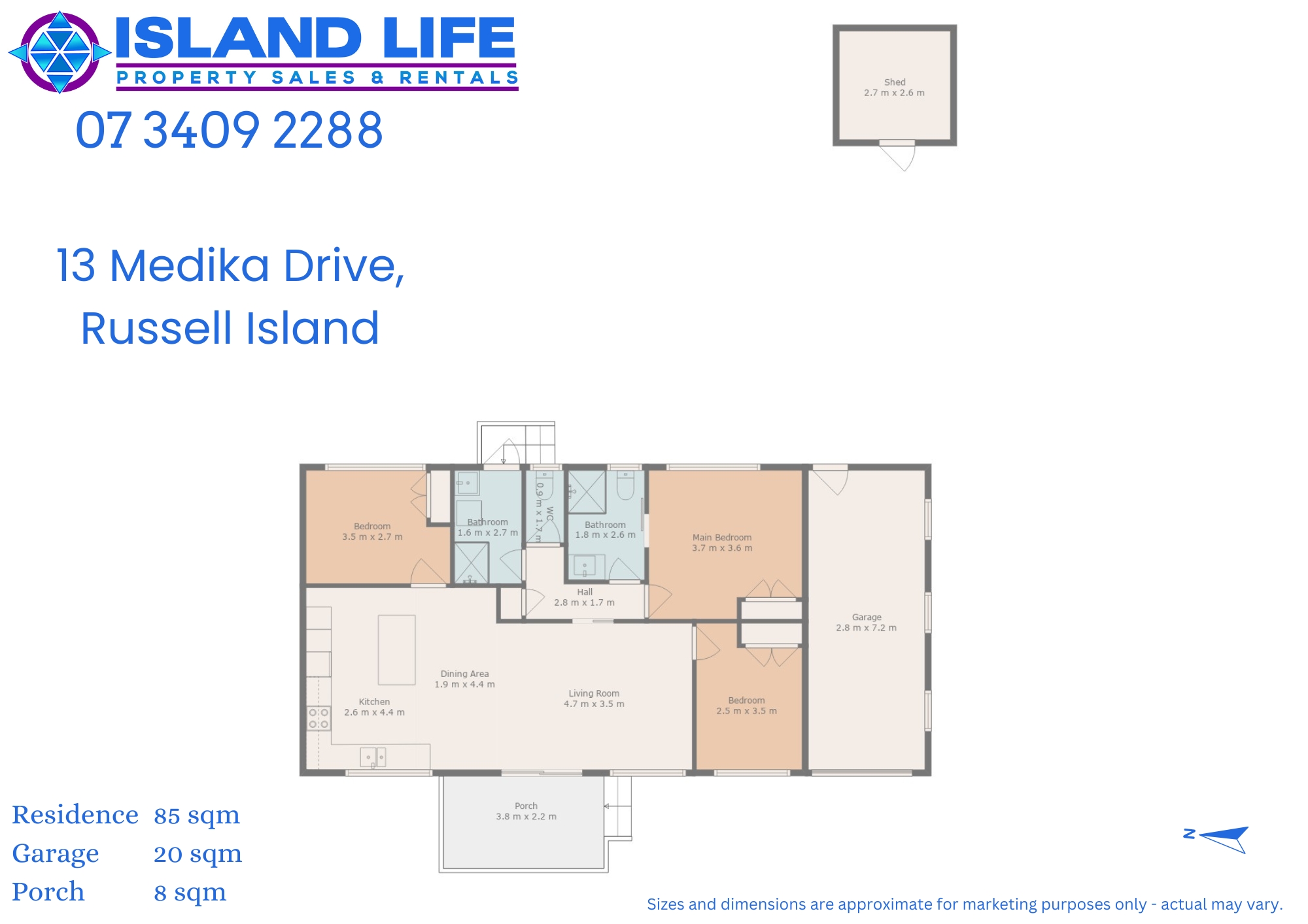 3-bedroom house at 13 Medika Drive, Russell Island, QLD 4184, Redland, Queensland