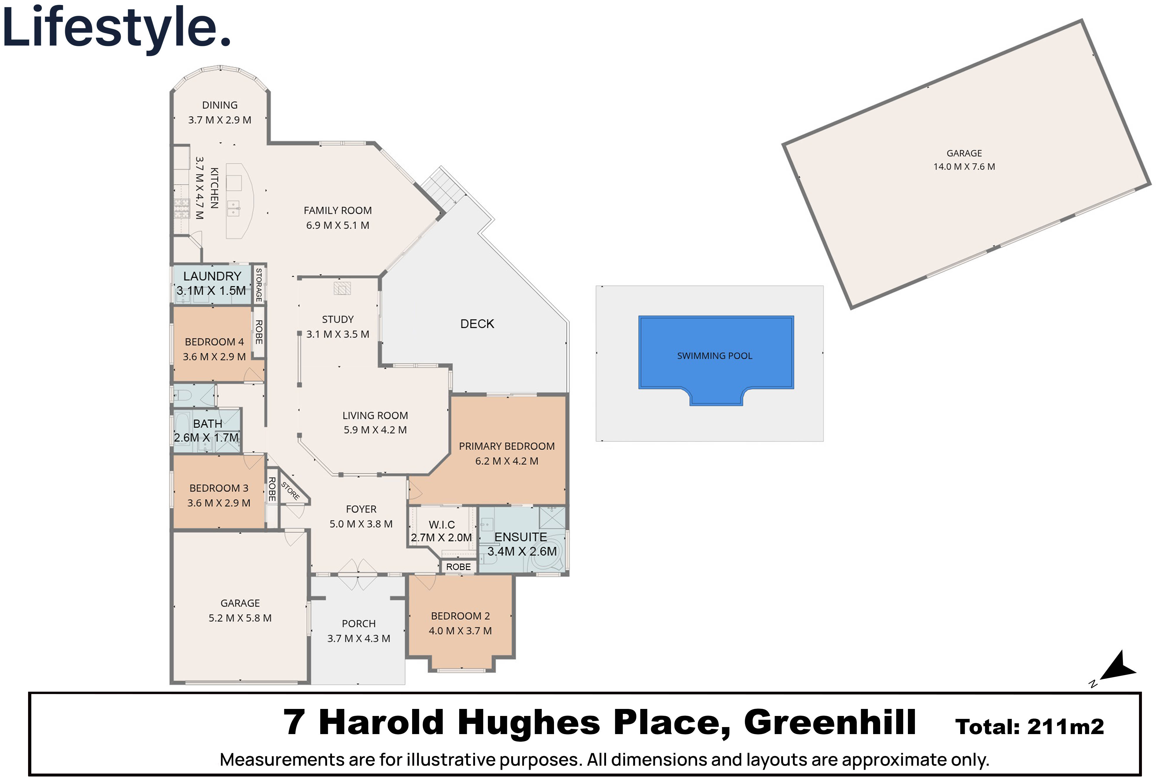 4-bedroom house at 7 Harold Hughes Place, Greenhill, NSW 2440, Kempsey, New South Wales