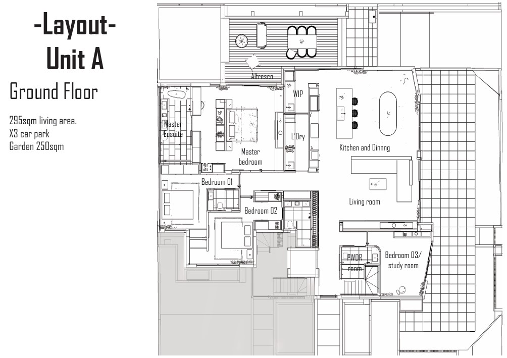 3-bedroom unit at 2 Dawson Avenue, Brighton, VIC 3186, , Victoria