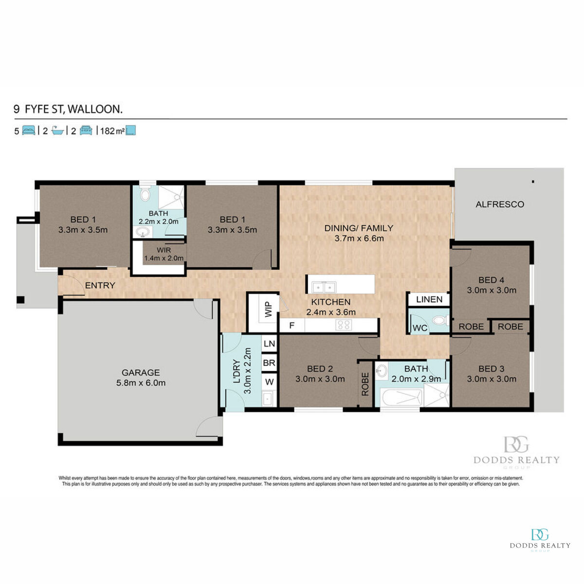 5-bedroom house at 9 Fyfe Street, Walloon, QLD 4306, , Queensland