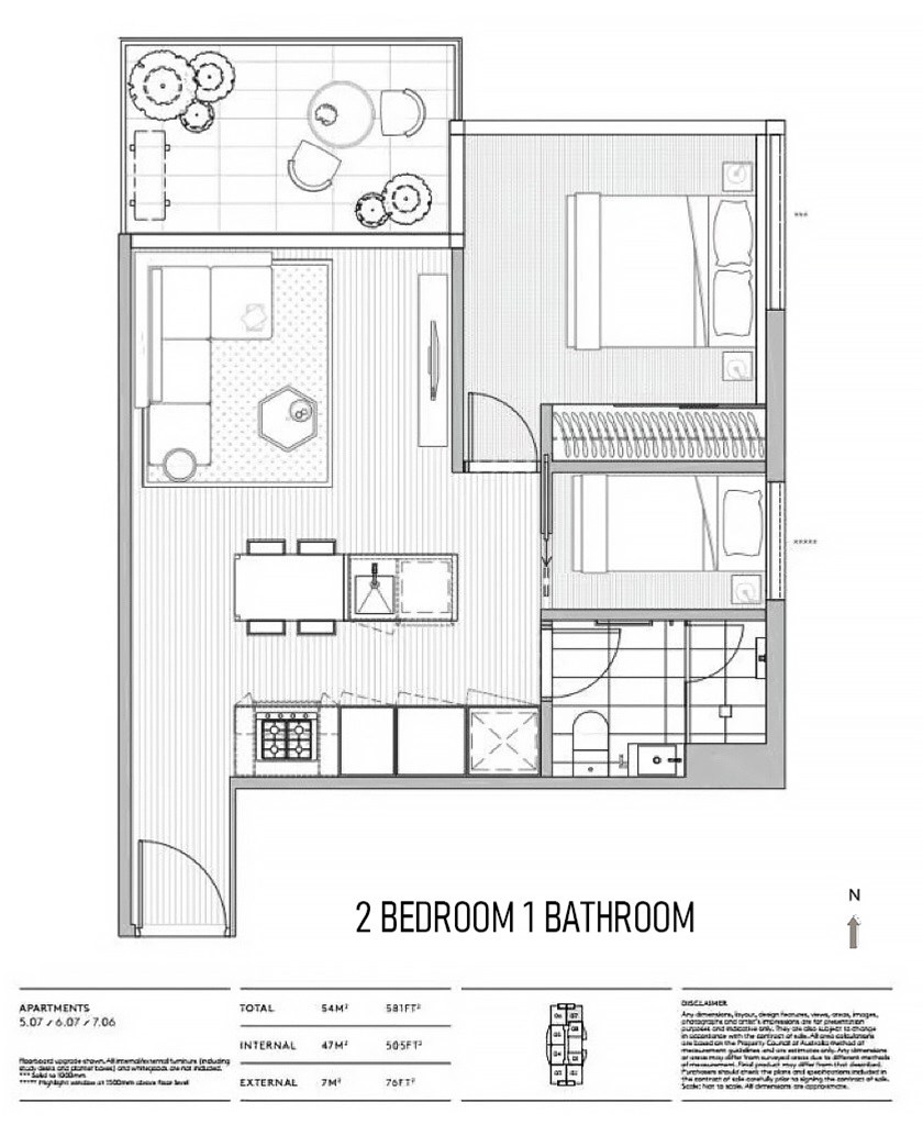 1-bedroom unit at 706/150 Dudley Street, West Melbourne, VIC 3003, Melbourne, Victoria