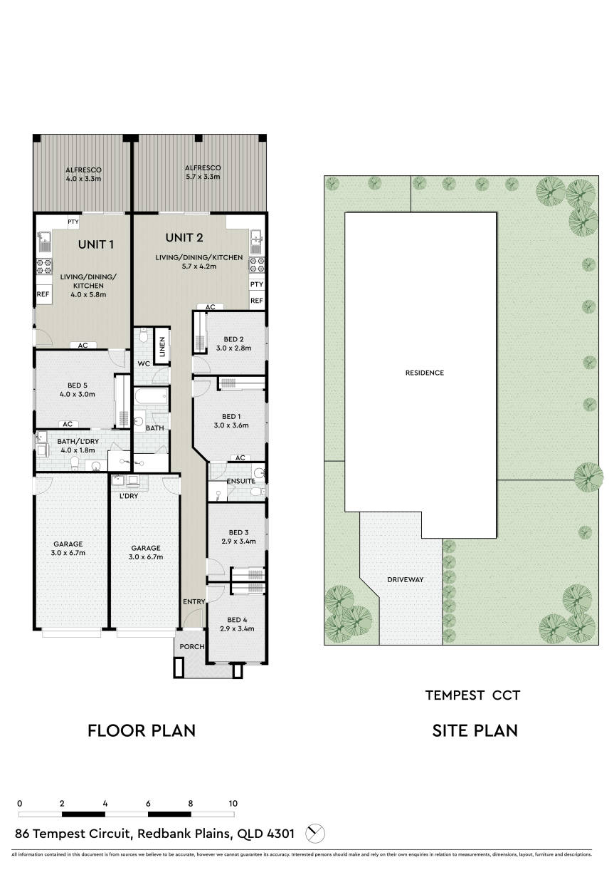 5-bedroom unit at 1 & 2/86 Tempest Circuit, Redbank Plains, Qld, 4301, Ipswich, Queensland