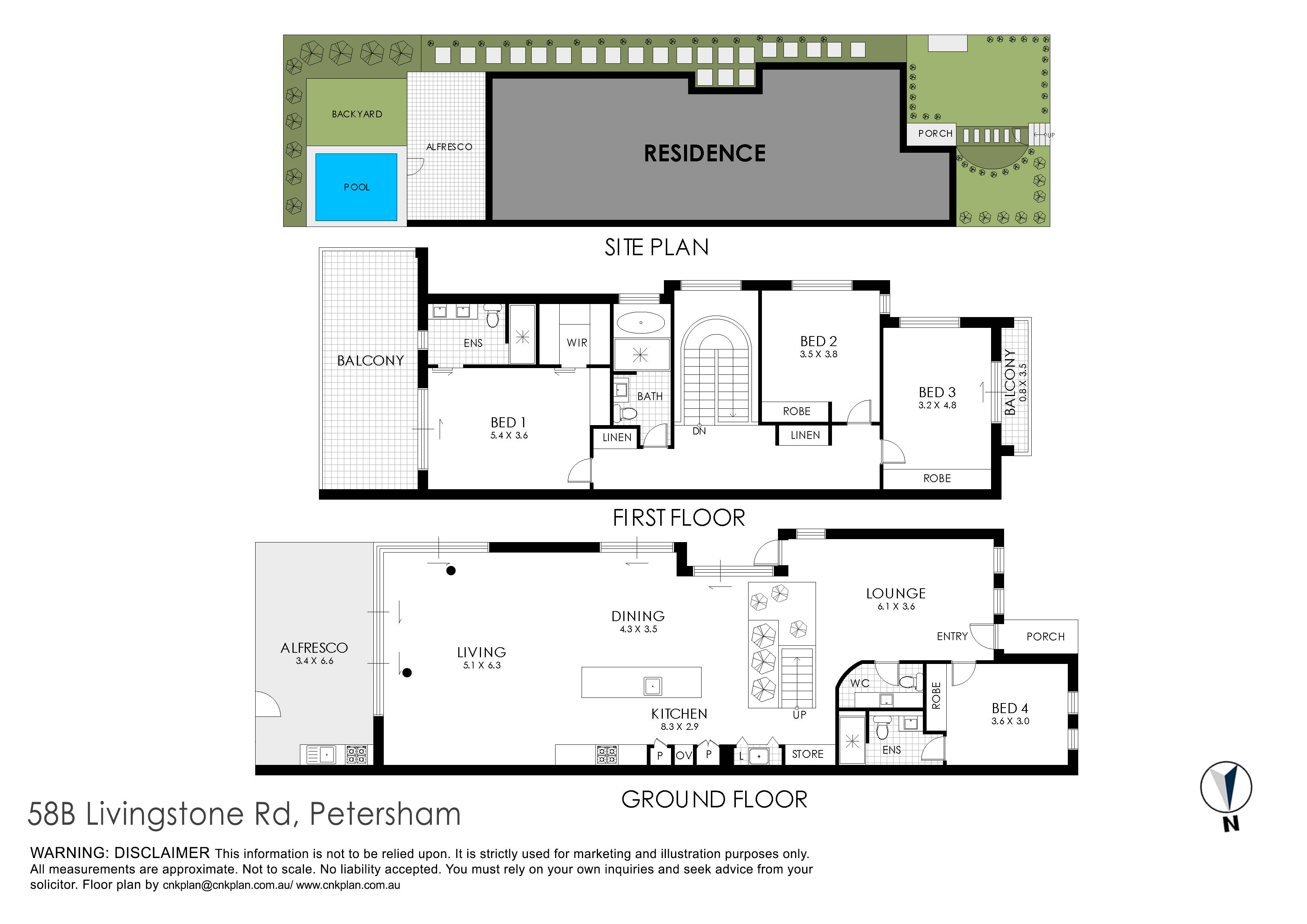 4-bedroom house at 58B Livingstone Road, Petersham, NSW 2049, Inner West, New South Wales