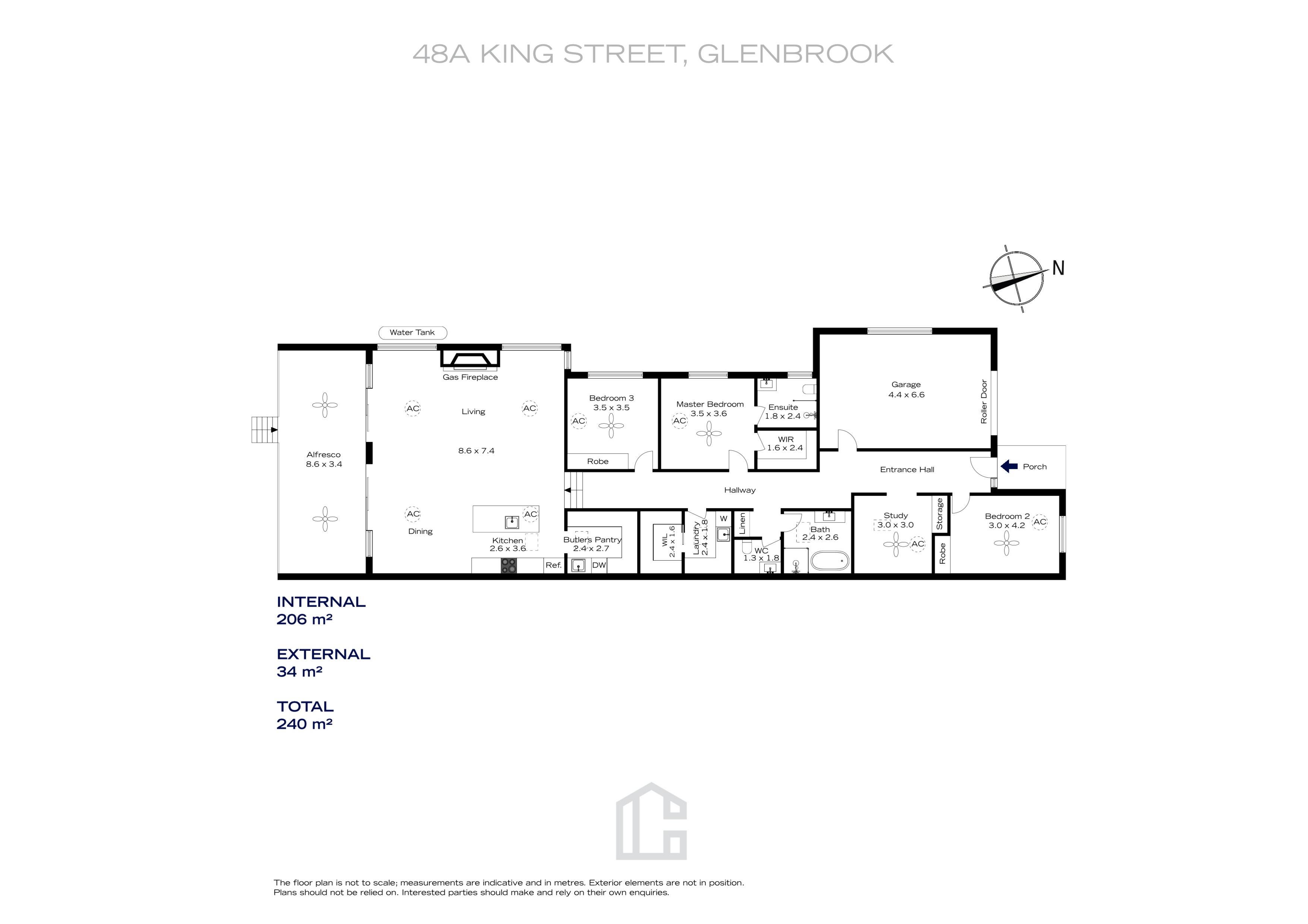 3-bedroom unit at 48 & 48A King Street, Glenbrook, Nsw, 2773, Blue Mountains, New South Wales