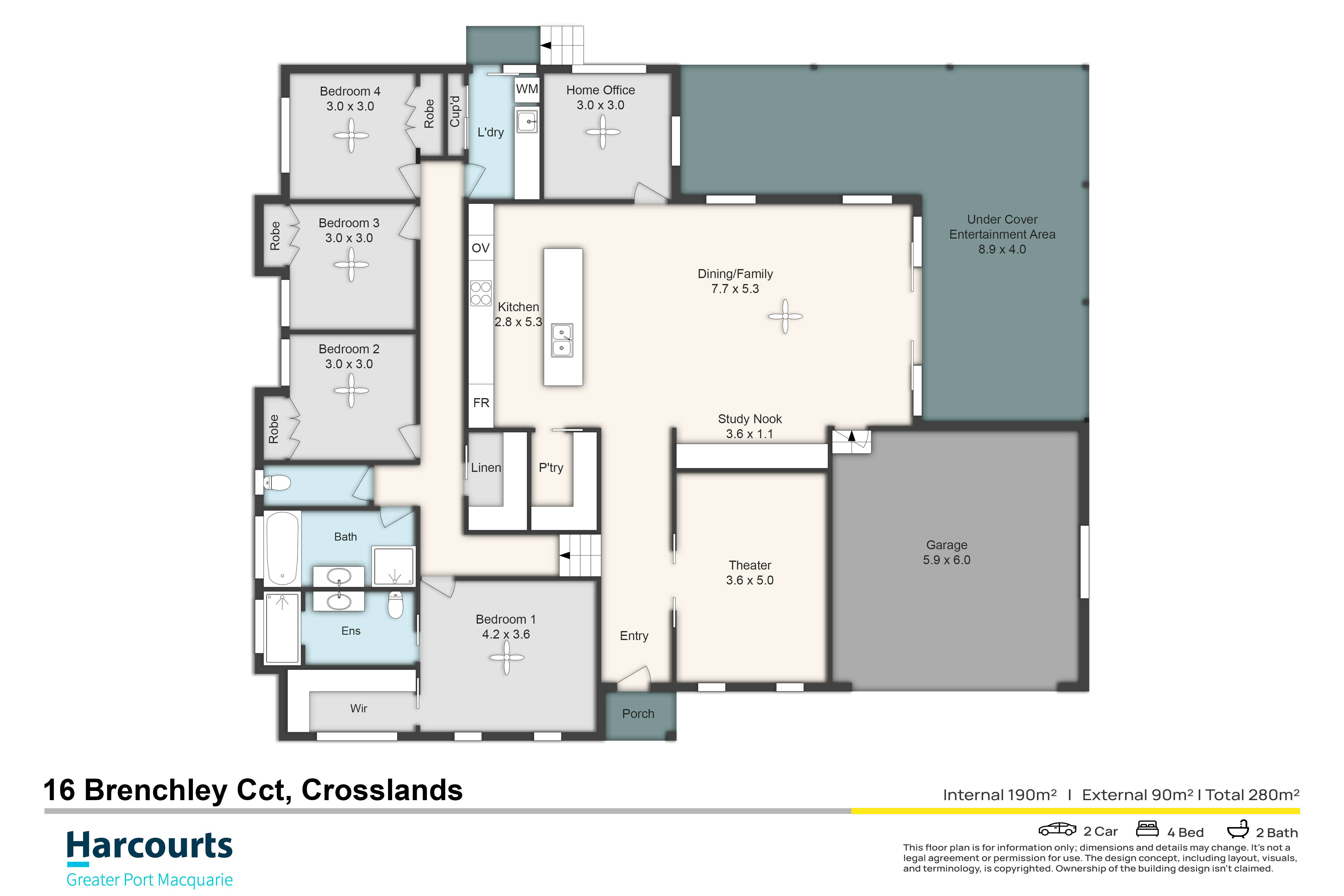 4-bedroom house at 16 Brenchley Circuit, Wauchope, Nsw, 2446, Port Macquarie-Hastings, New South Wales