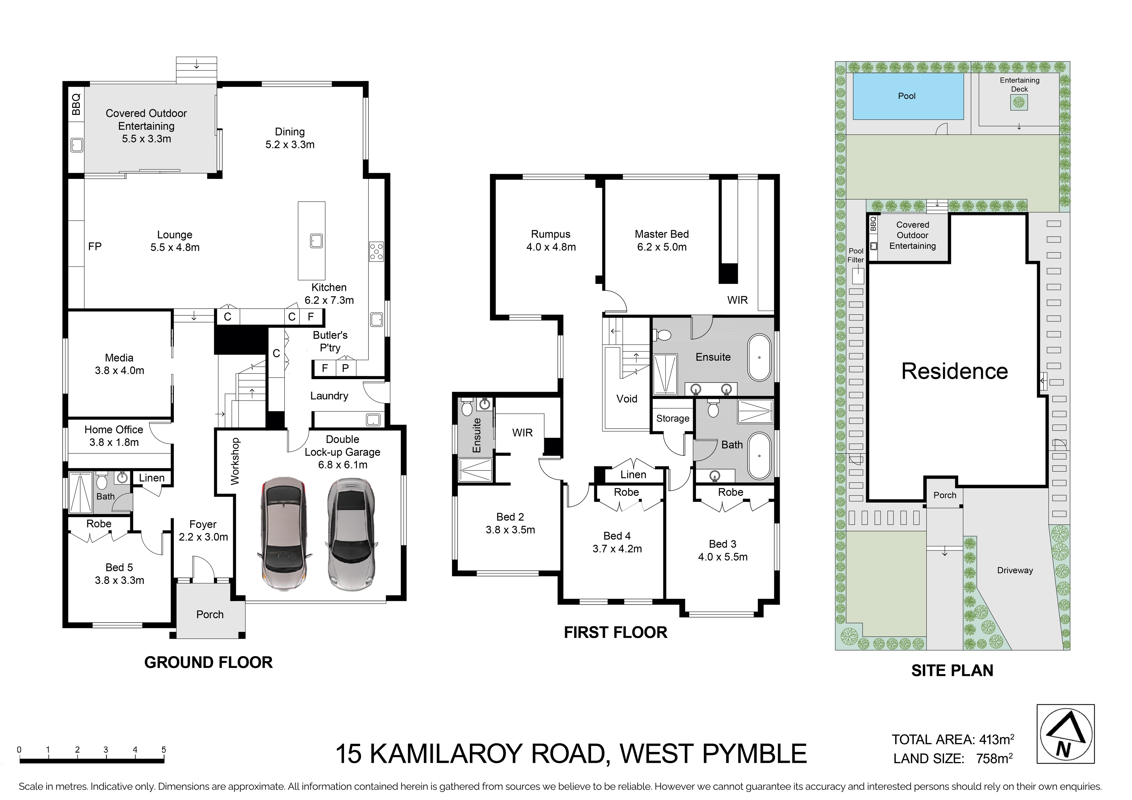 5-bedroom house at 15 Kamilaroy Road, West Pymble, NSW 2073, Ku-Ring-Gai, New South Wales