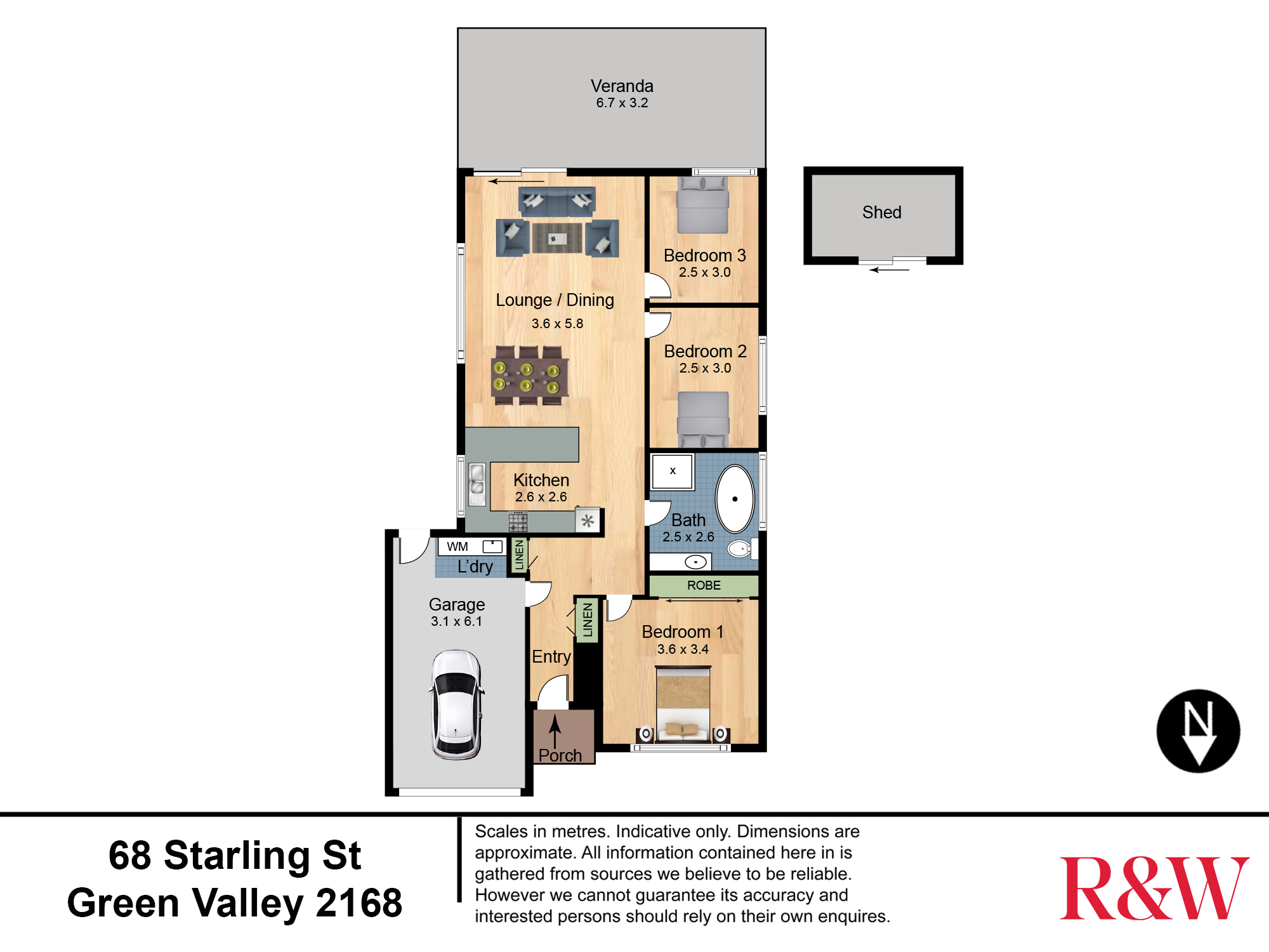 3-bedroom unit at 68 STARLING STREET, Green Valley NSW 2168, Liverpool, New South Wales
