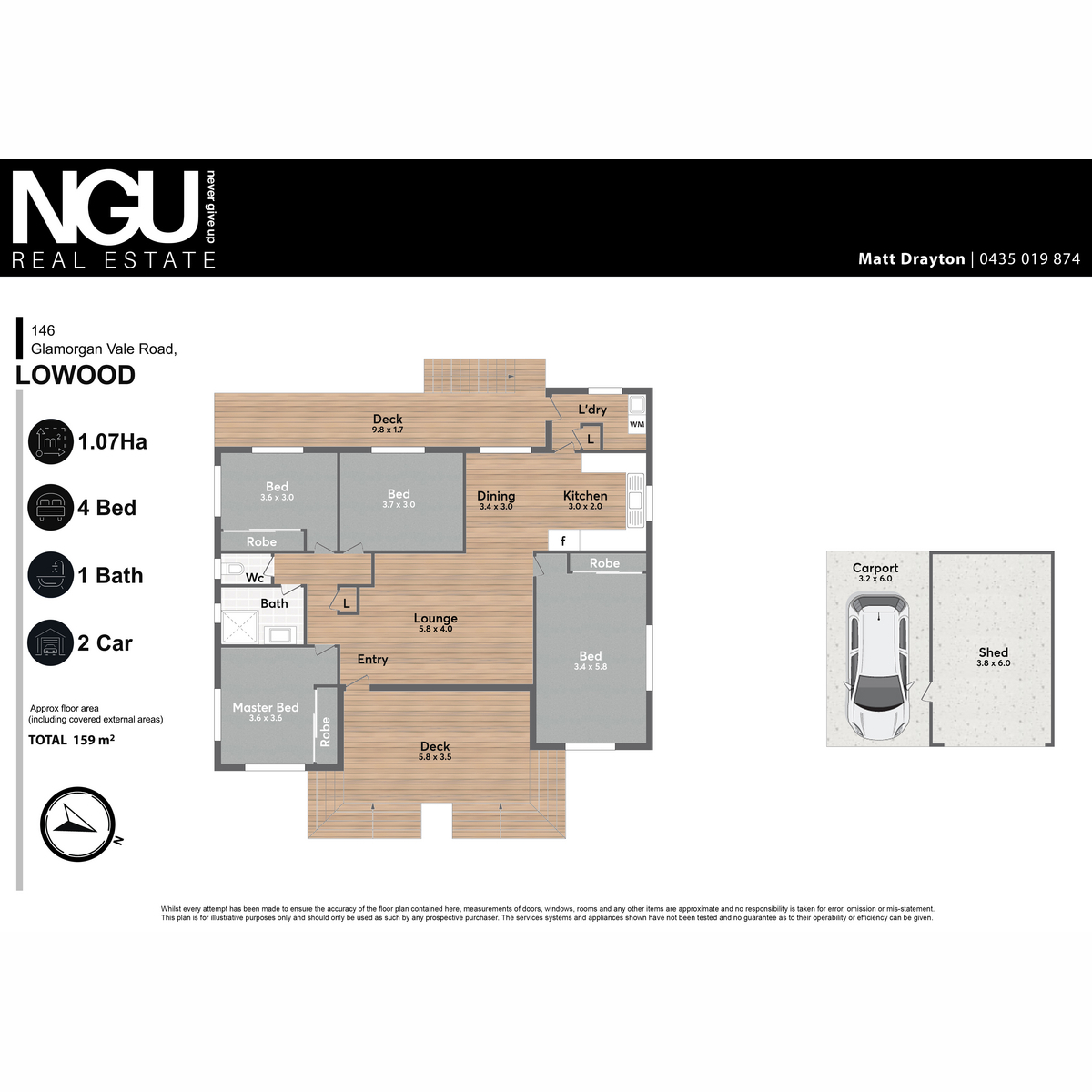 4-bedroom house at 146 Glamorgan Vale Road, Lowood, QLD 4311, Somerset, Queensland