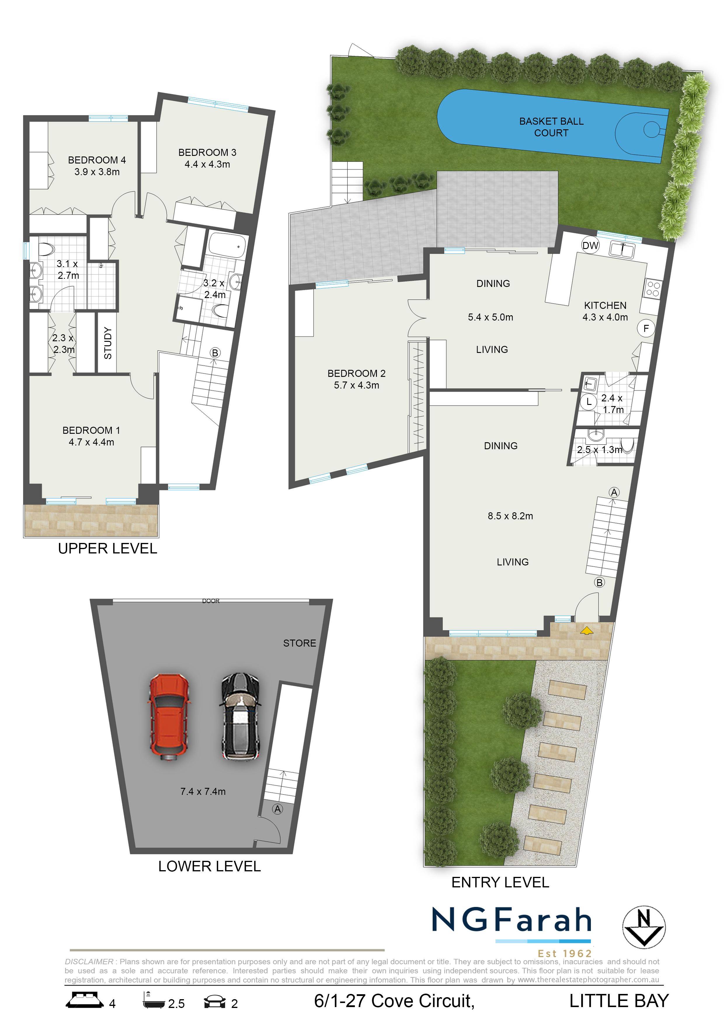 4-bedroom house at 6 1-27 COVE CCIRCUIT, LITTLE BAY NSW 2036, Randwick, New South Wales