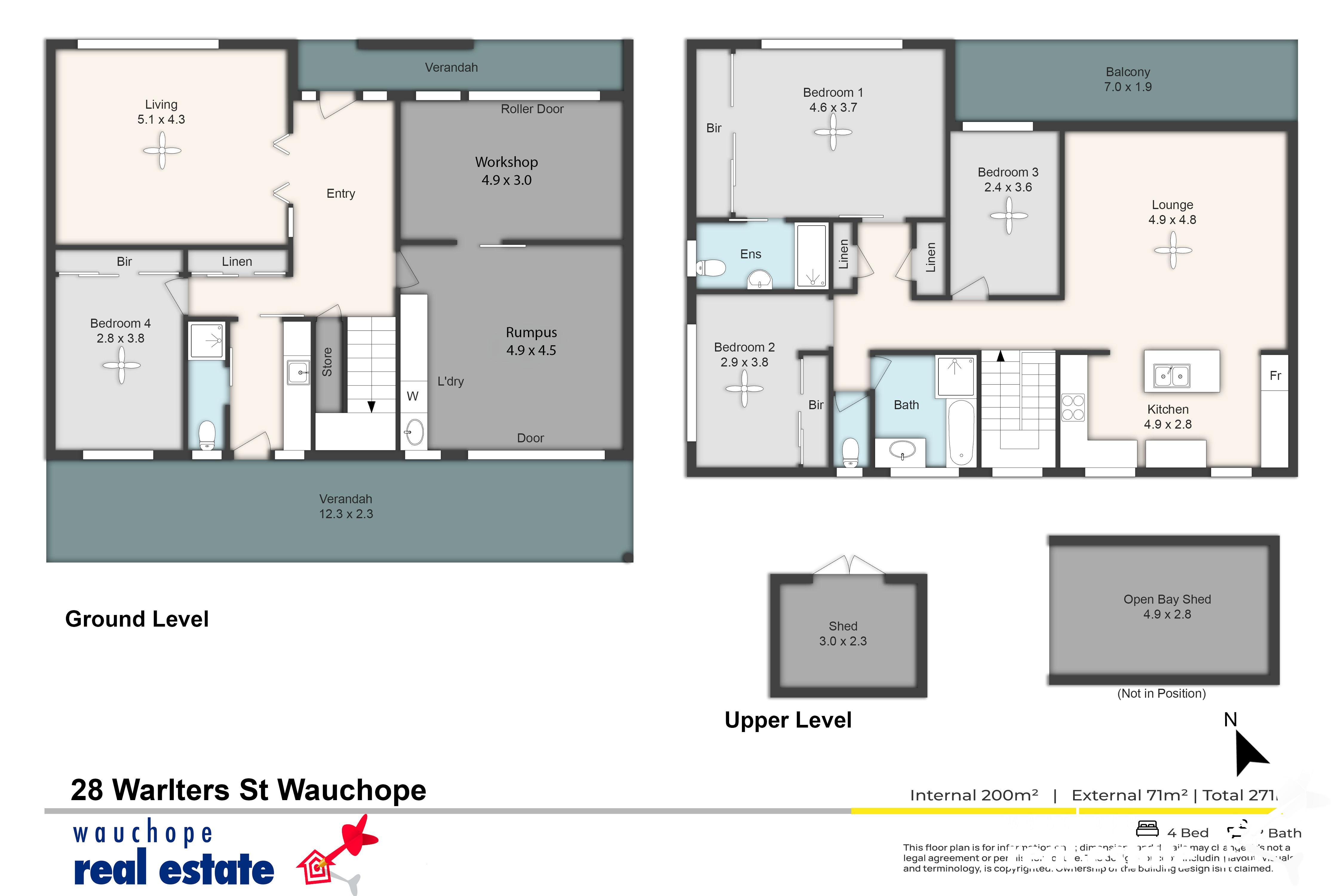4-bedroom house at 28 WARLTERS STREET, Wauchope NSW 2446, Port Macquarie-Hastings, New South Wales