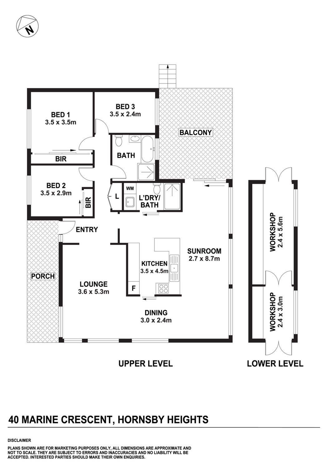 3-bedroom house at 40 Marine Crescent, Hornsby Heights, NSW 2077, Hornsby, New South Wales