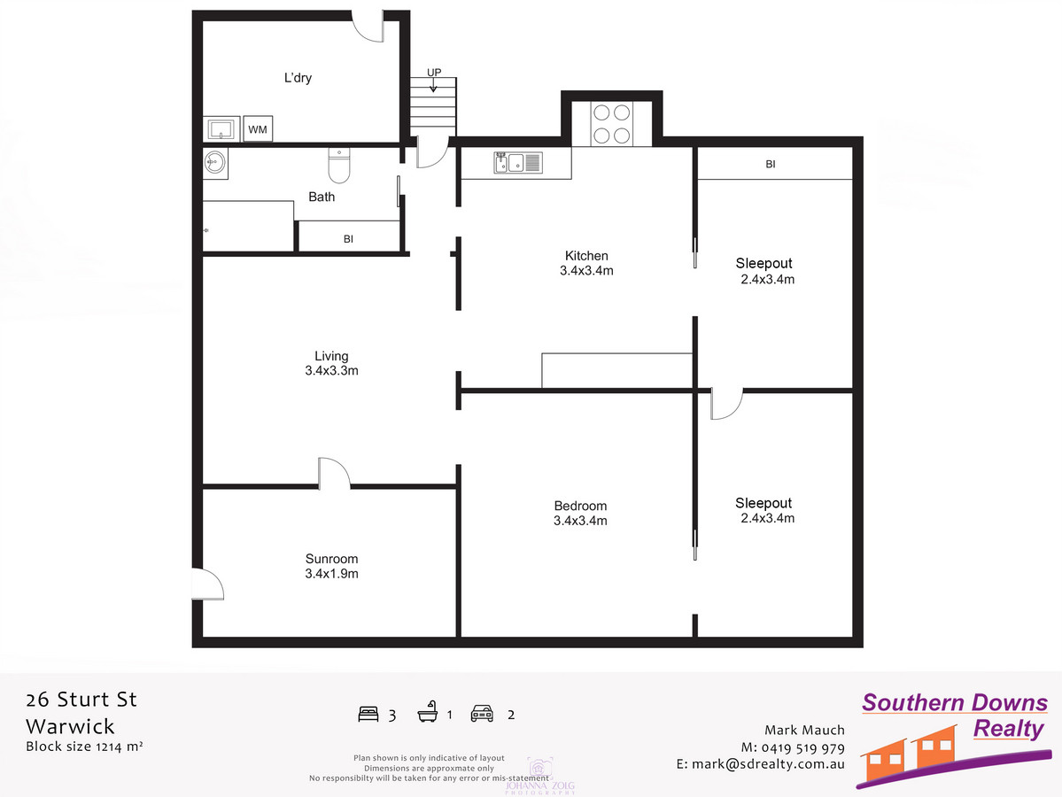 2-bedroom house at 26 STURT STREET, Warwick QLD 4370, Southern Downs, Queensland