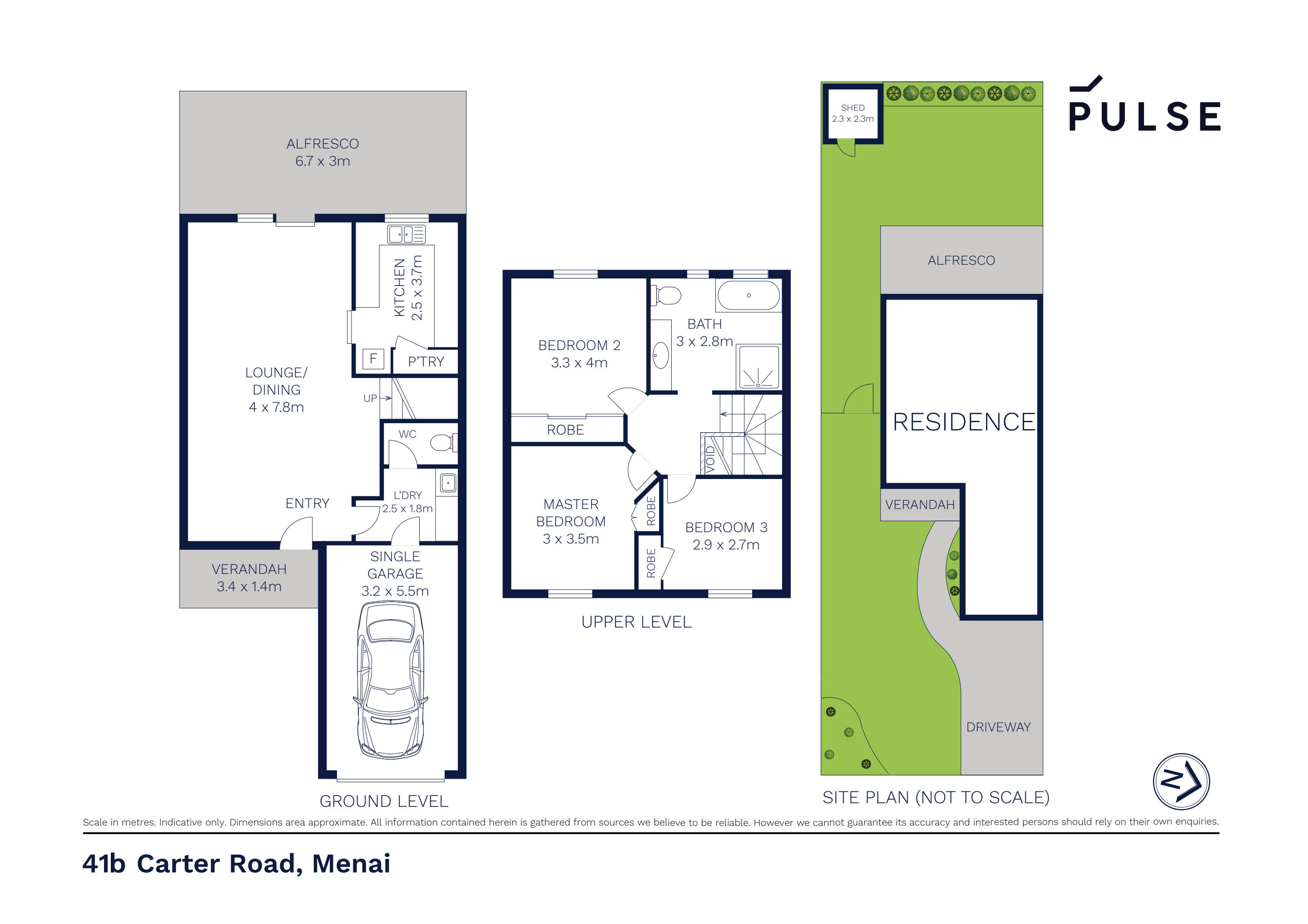 3-bedroom unit at 41B Carter Road, Menai, NSW 2234, Sutherland, New South Wales