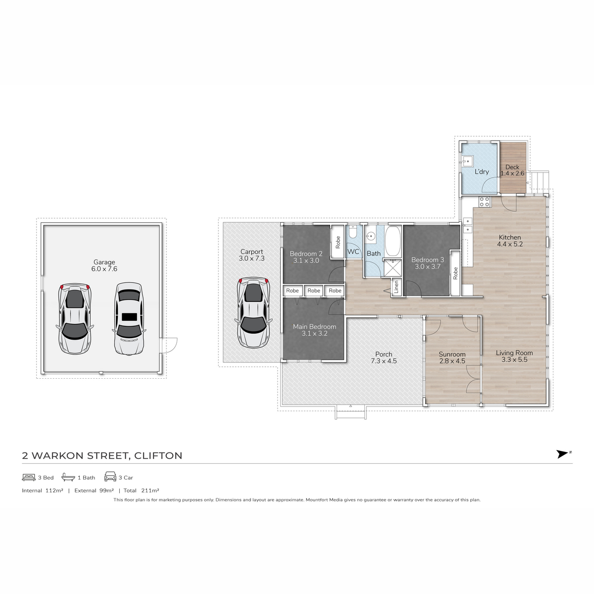 3-bedroom house at 2 Warkon Street, Clifton, Qld, 4361, Toowoomba, Queensland