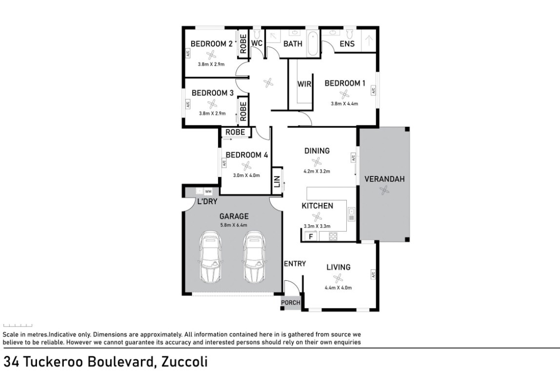 4-bedroom house at 34 Tuckeroo Boulevard, Zuccoli, NT 0832, Palmerston, Northern Territory