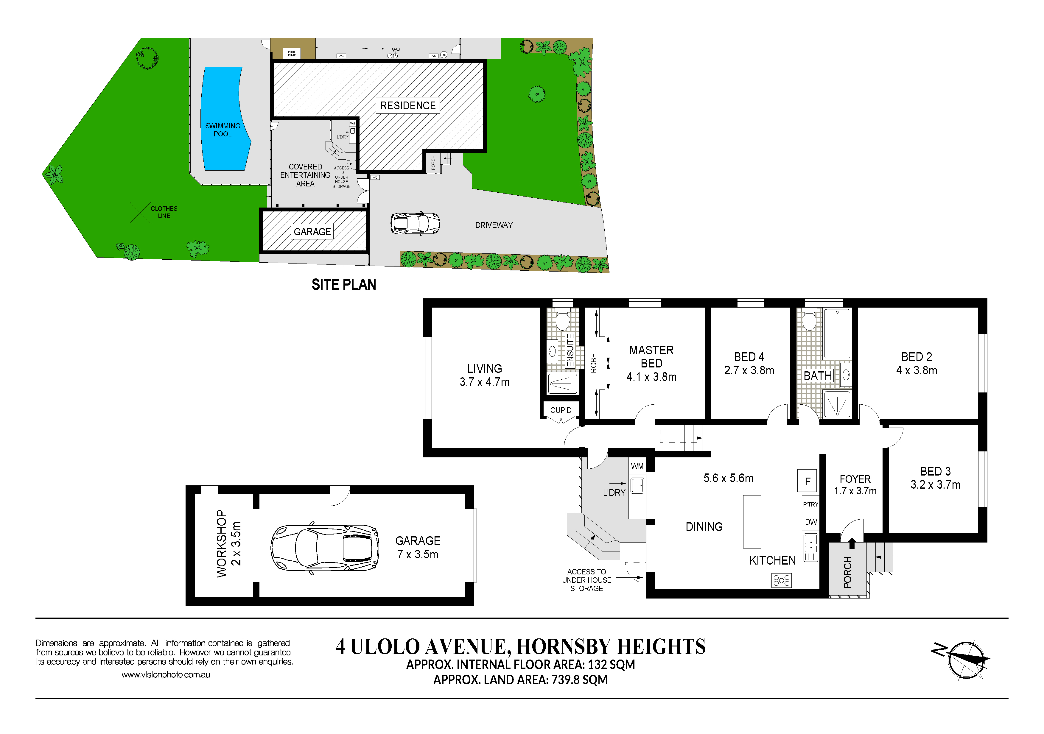 4-bedroom house at 4 Ulolo Avenue, Hornsby Heights, NSW 2077, Hornsby, New South Wales