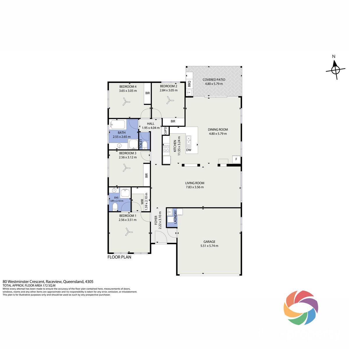 4-bedroom house at 80 WESTMINSTER CRESCENT, Raceview QLD 4305, Ipswich, Queensland